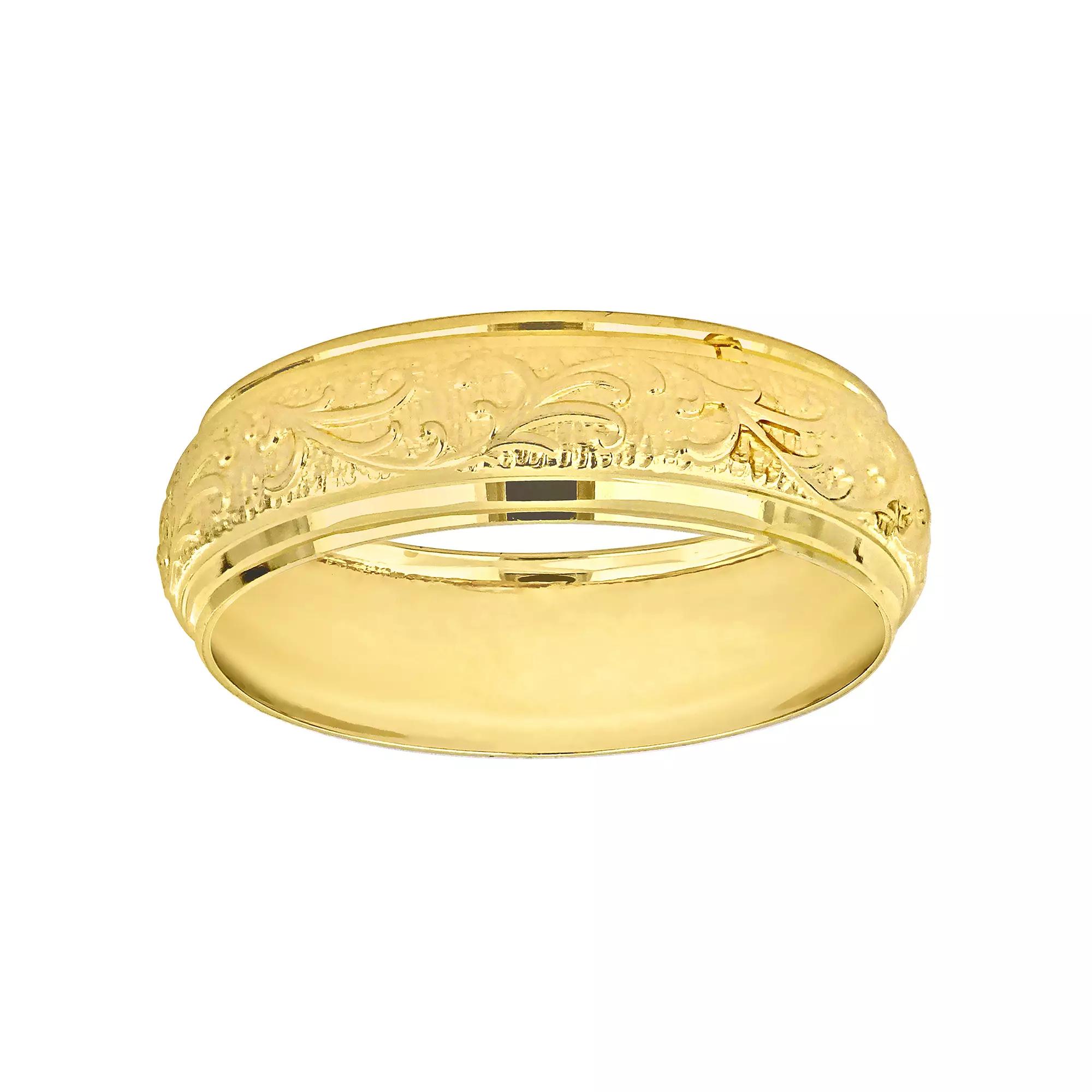 Stella Grace 14k Gold 6 mm Filigree Wedding Band, Womens Product Image