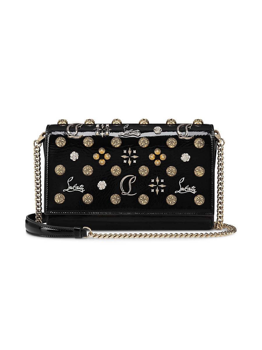 Womens Paloma Patent Leather Clutch Product Image