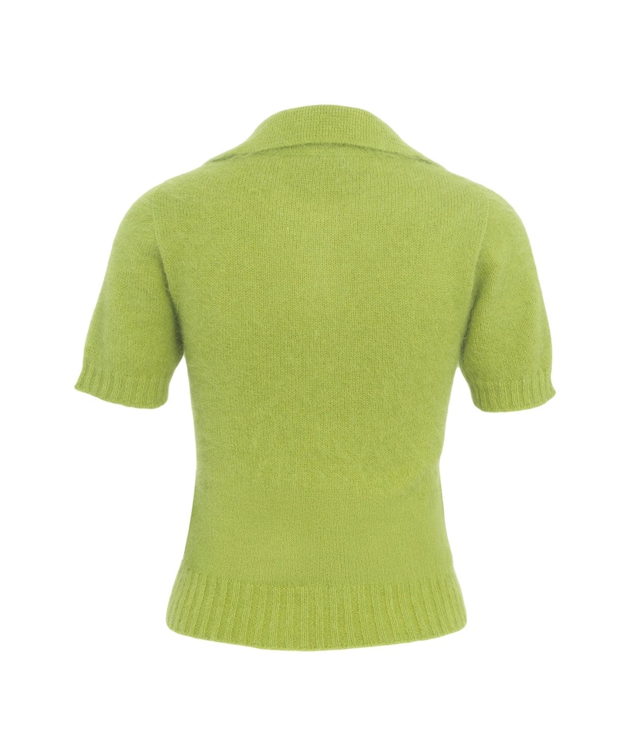 Knit Jumper with Polo Collar Product Image