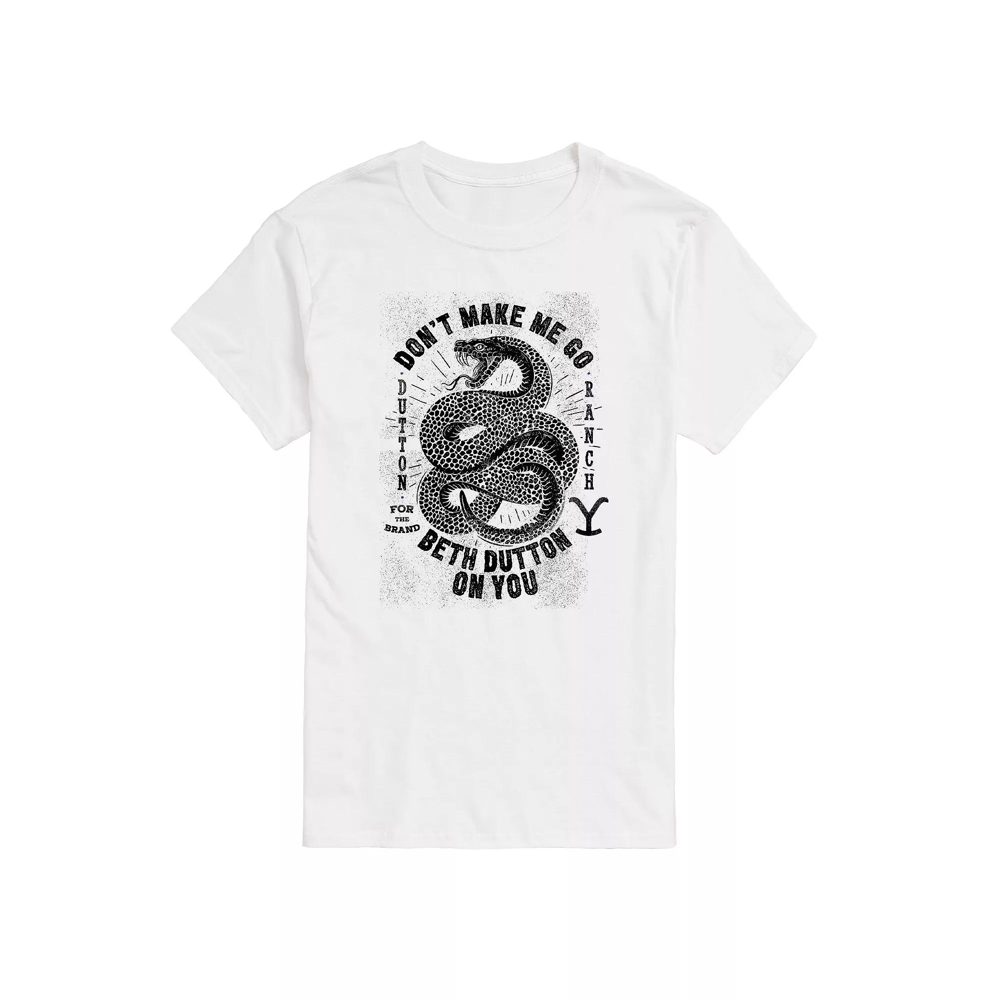 Big & Tall Yellowstone Make Me Go Beth Tee, Men's,  Product Image