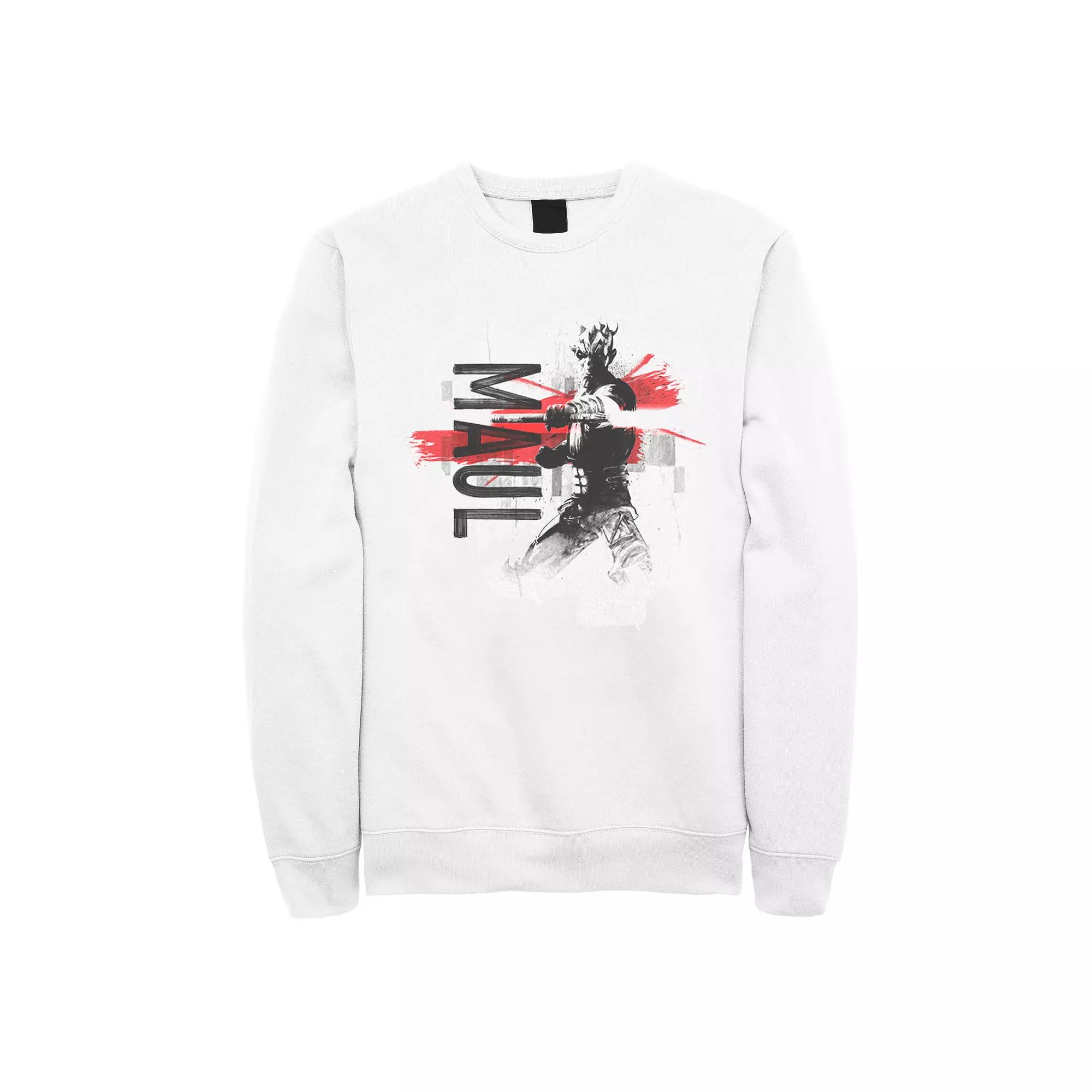 Men's Star Wars The Clone Wars Darth Maul Potrait Sweatshirt,  Product Image