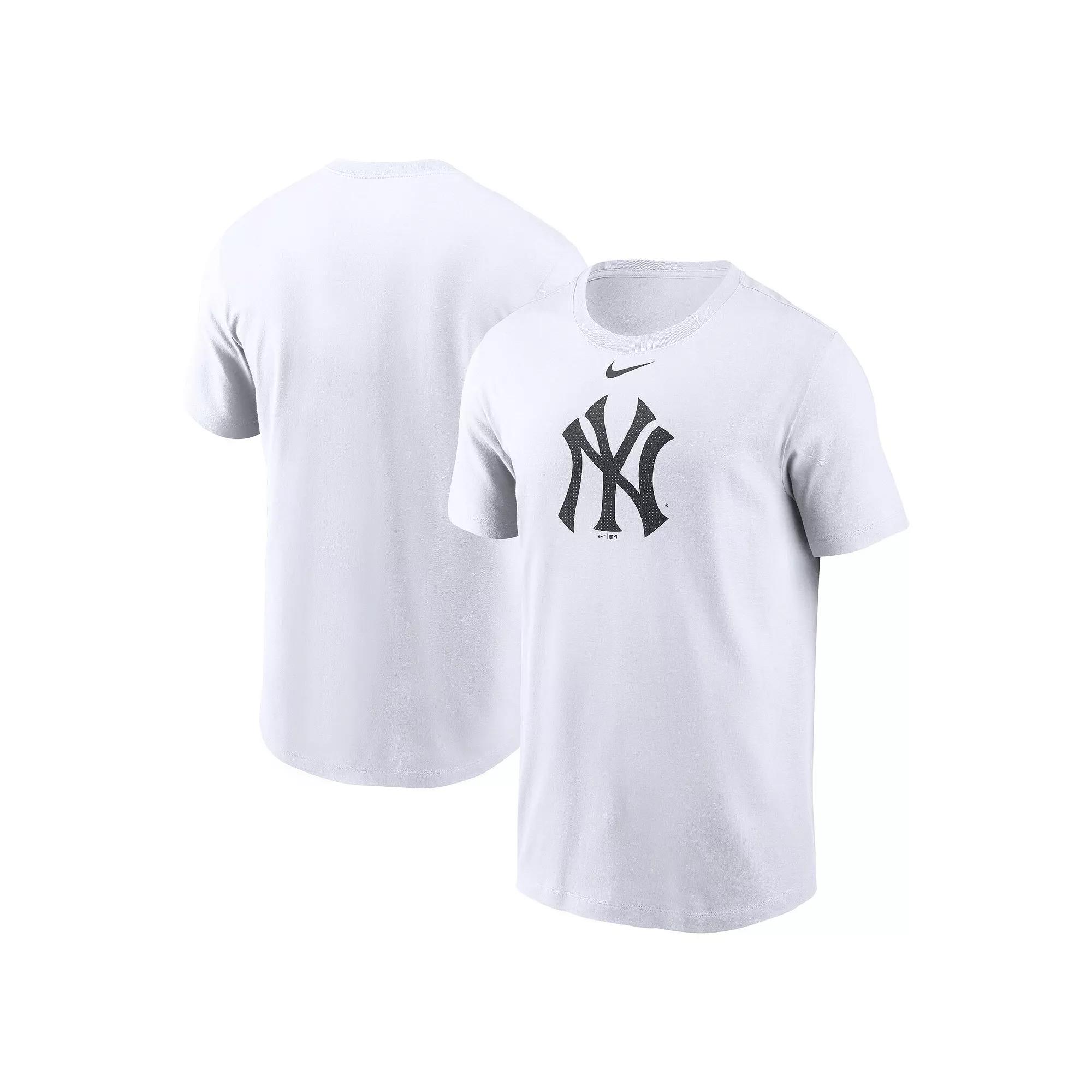 New York Yankees Fuse Large Logo Nike Mens MLB T-Shirt | N19910ANK-CJP Product Image