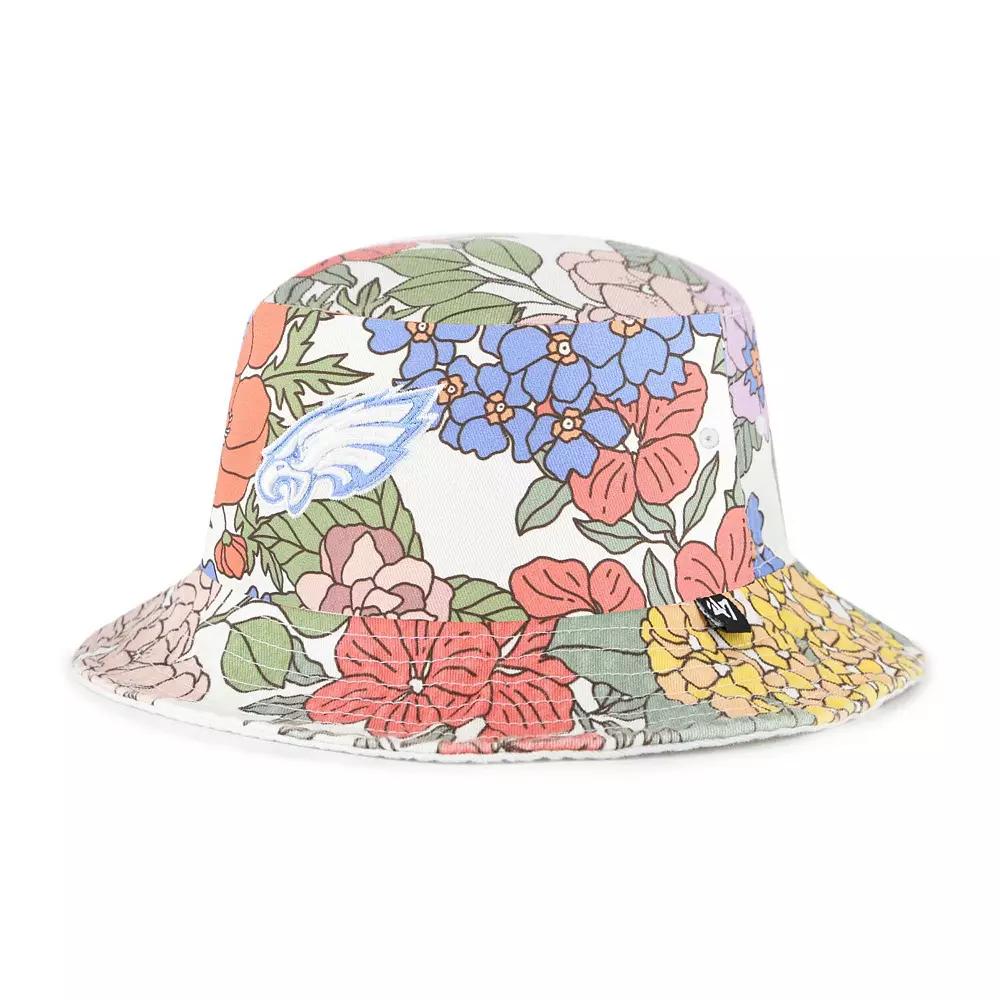 Women's '47 White Philadelphia Eagles Florentina Bucket Hat Product Image