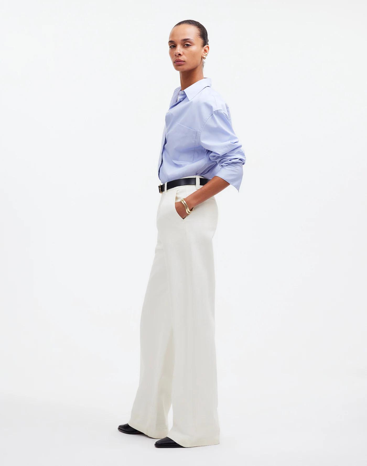 The Harlow Wide-Leg Jean: Airy Denim Edition Product Image