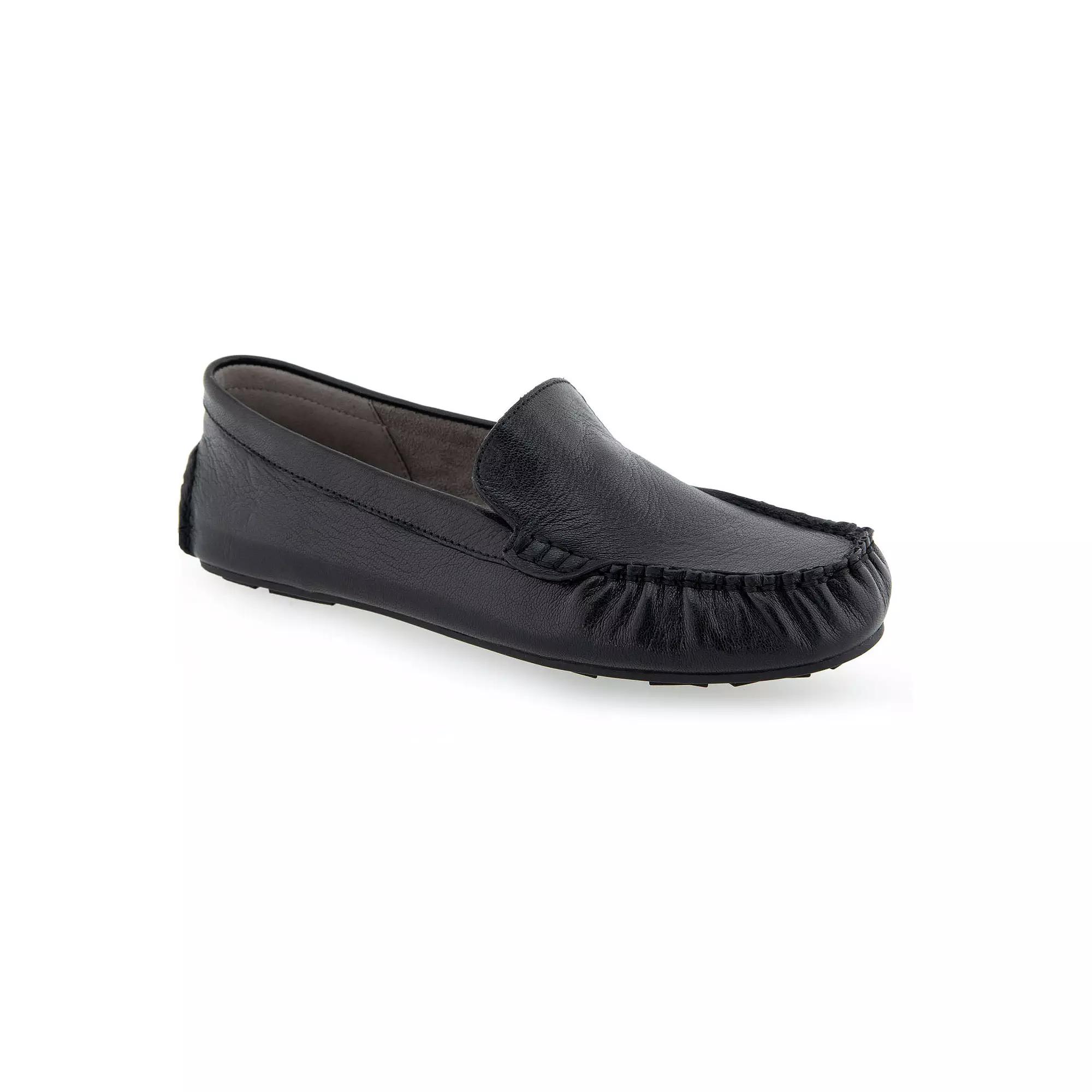 Aerosoles Coby Women's Leather Loafers, Size: 7, Black Leather Product Image