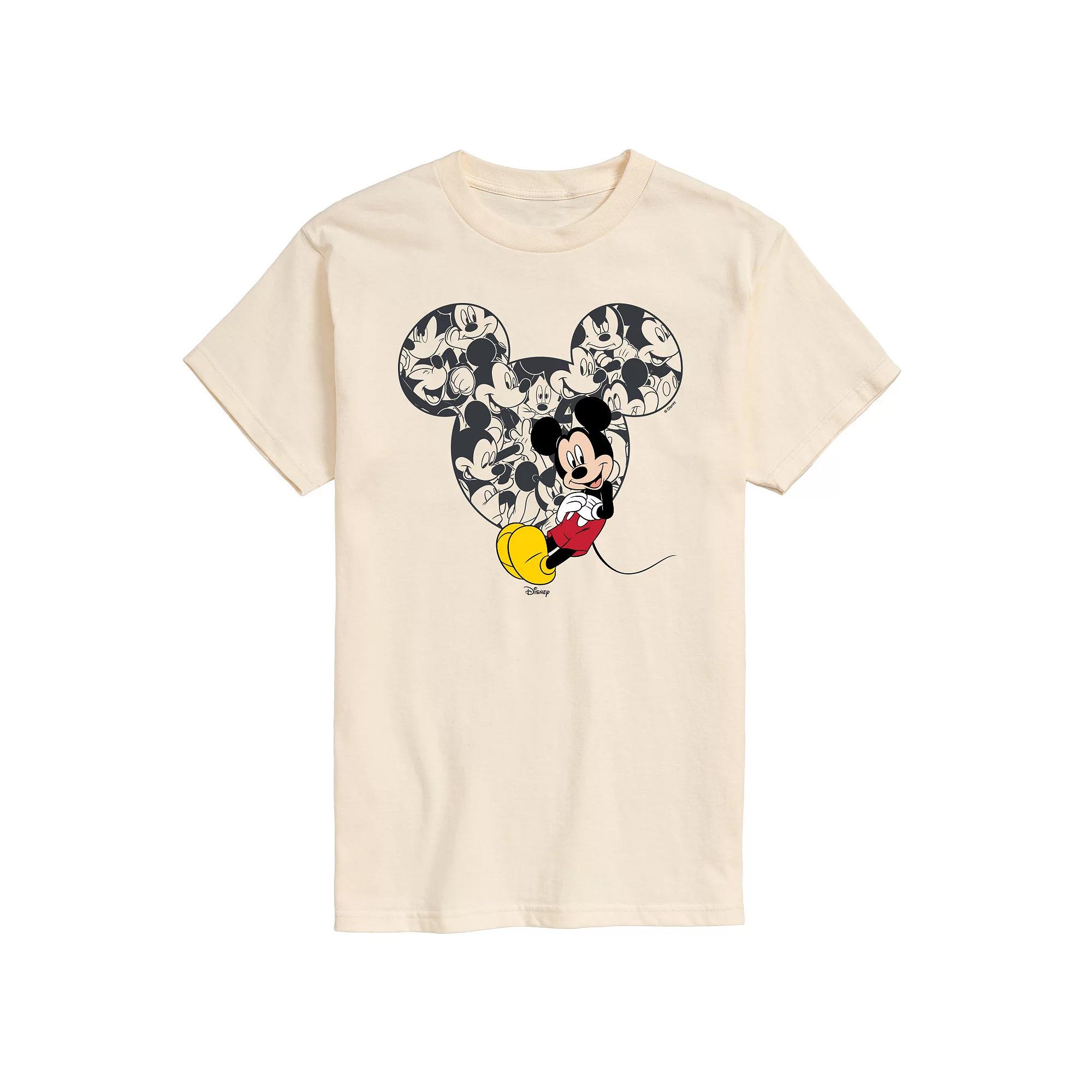 Men's Disney's Mickey Mouse Ear Collage Graphic Tee,  Product Image