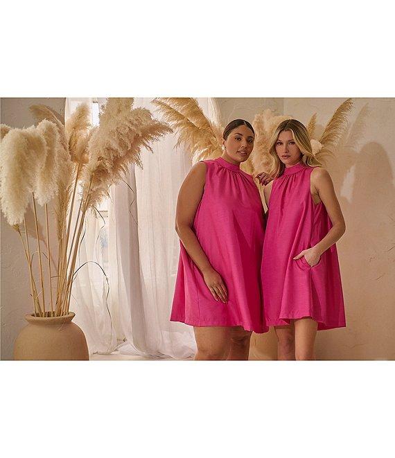 Sugarlips Plus Keyla Sleeveless Trapeze Minidress Product Image