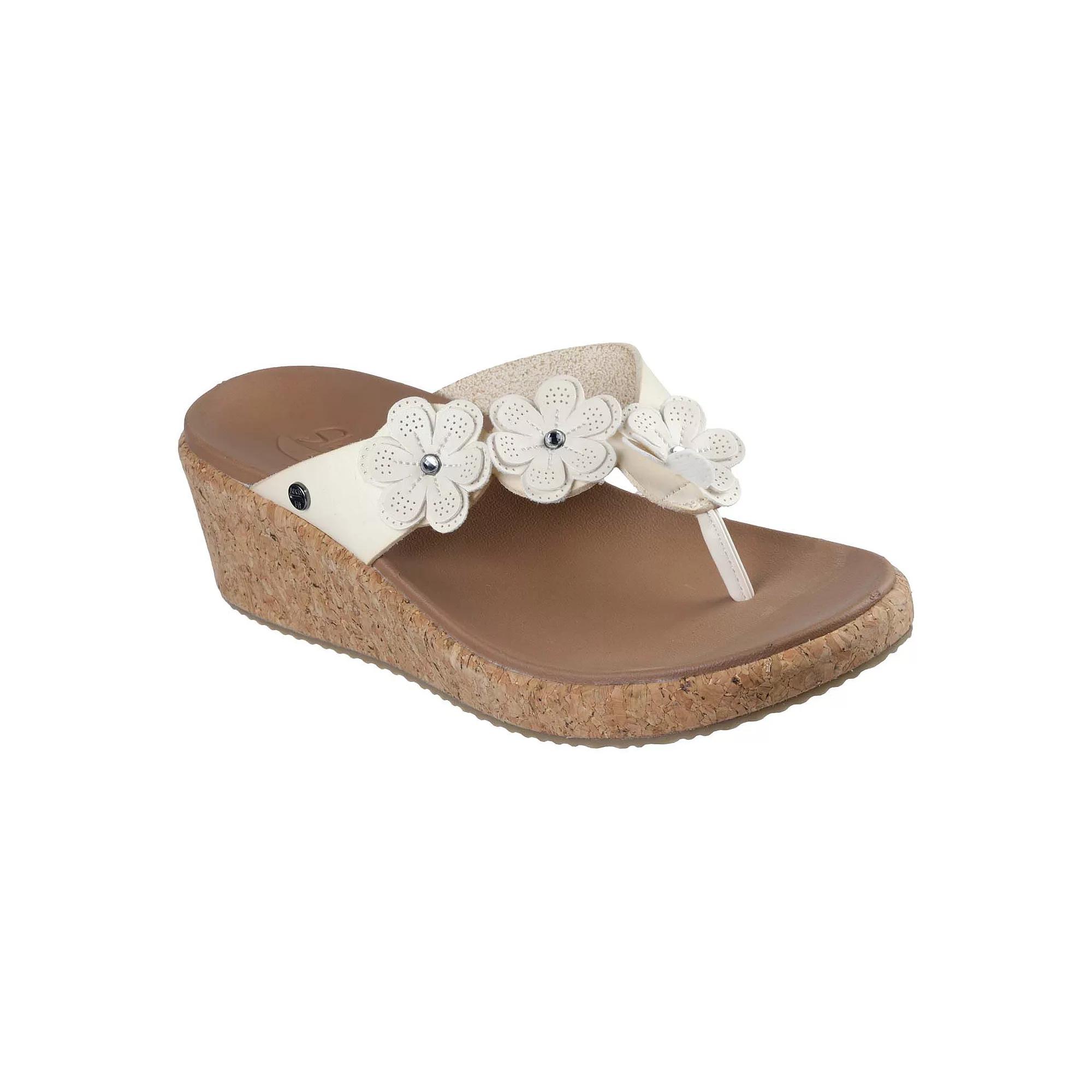Skechers Cali Arch Fit Beverlee Rare Blossom Womens Wedge Sandals Product Image