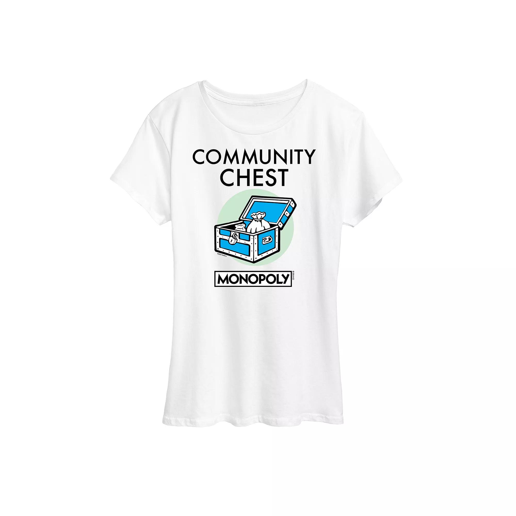 Women's Monopoly Community Chest Graphic Tee by Hasbro,  Product Image
