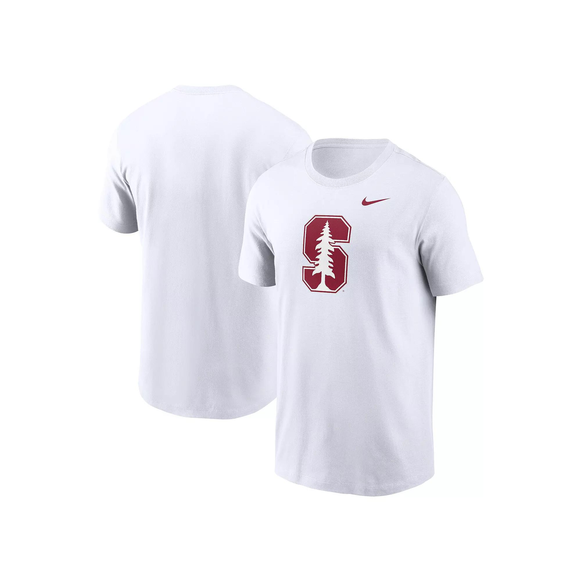 Men's Nike White Stanford Cardinal Primetime Evergreen Logo T-Shirt,  Product Image