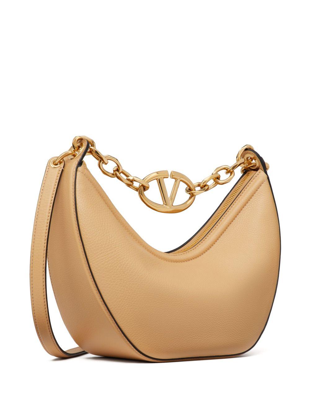 small VLogo Moon leather shoulder bag Product Image