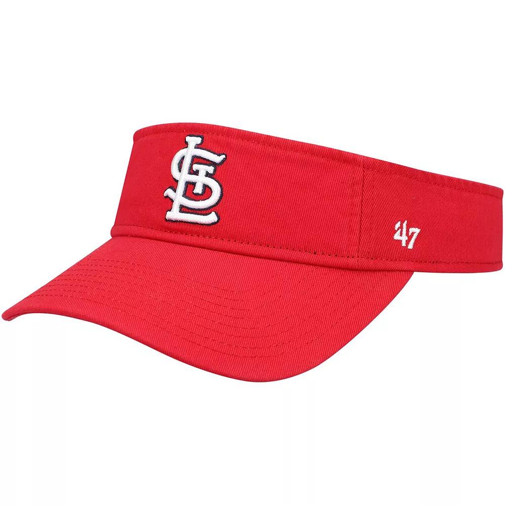 Men's '47 Red St. Louis Cardinals Clean Up Adjustable Visor Product Image