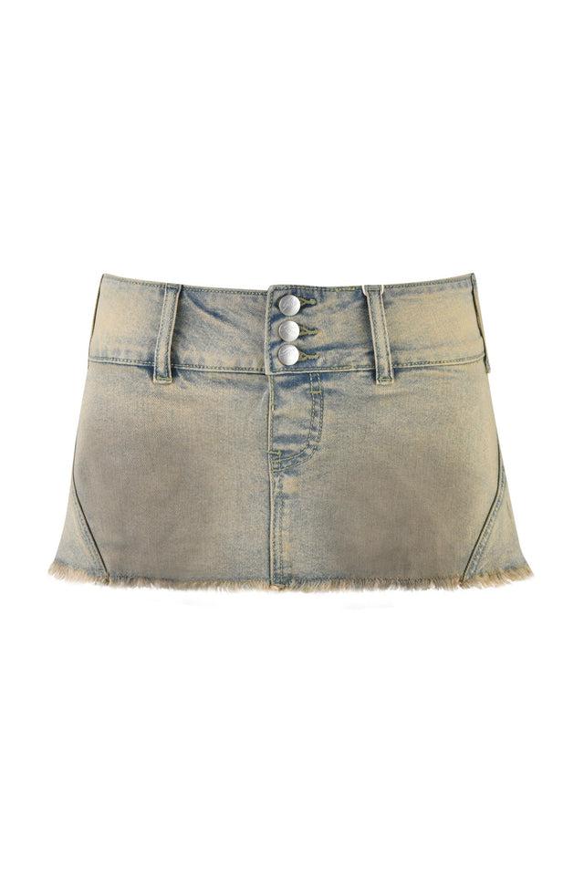 NYKKO SKORT - BEIGE : TAN WASH Product Image