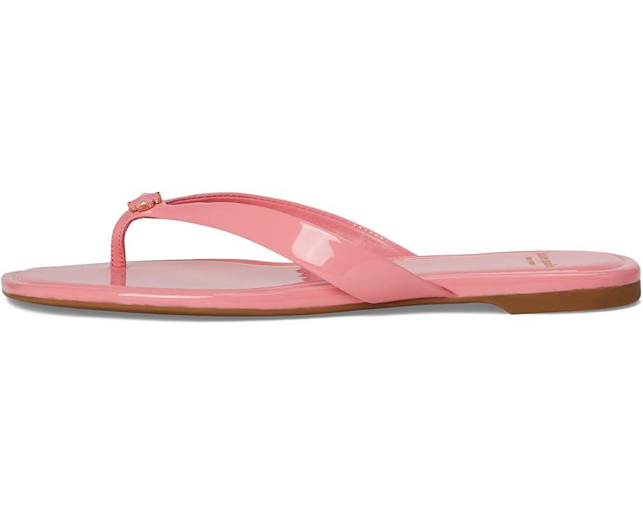 Spade Flower Smooth Leather Flip-Flop Product Image