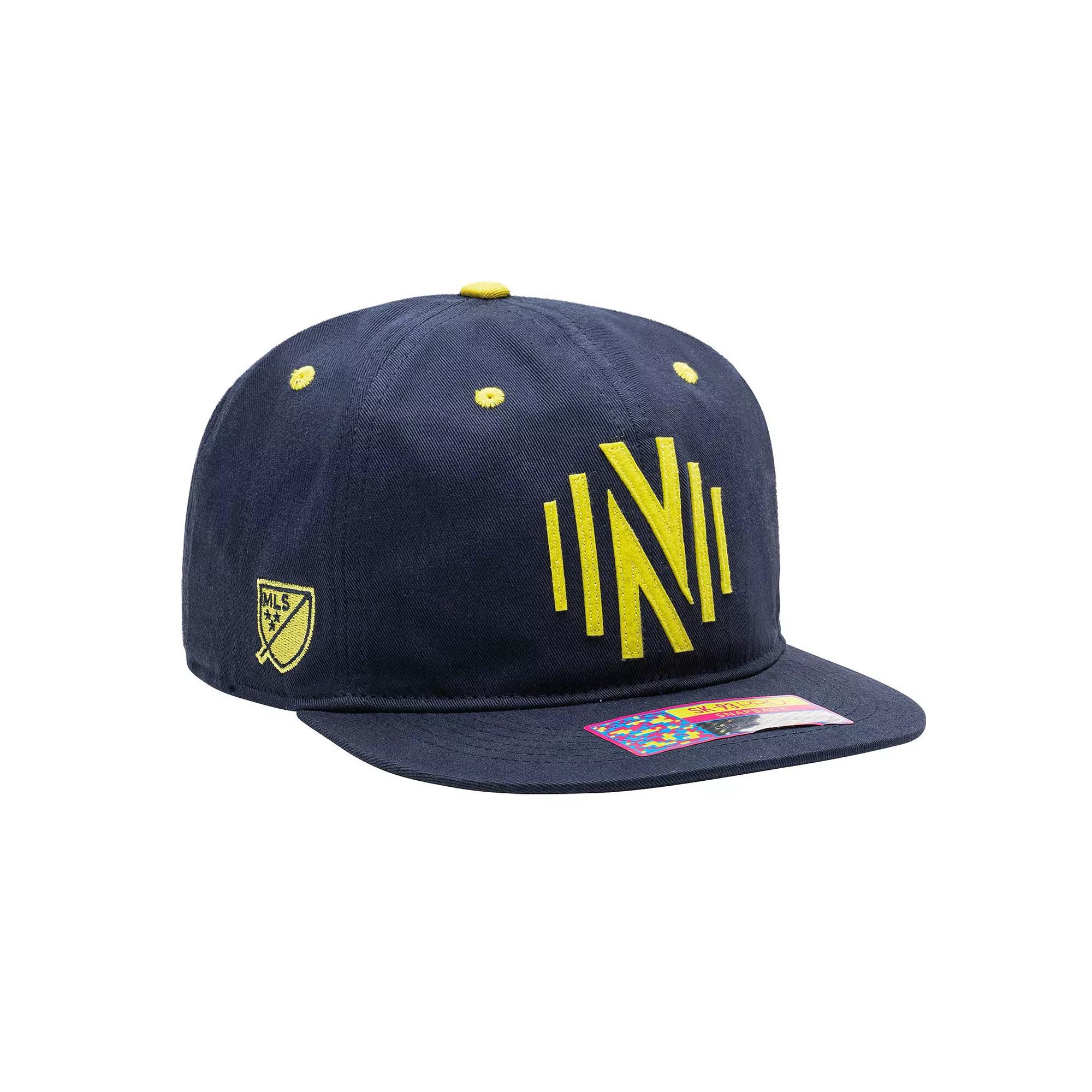 Men's Nashville SC Navy Bankroll Snapback Hat, Mls Blue Product Image