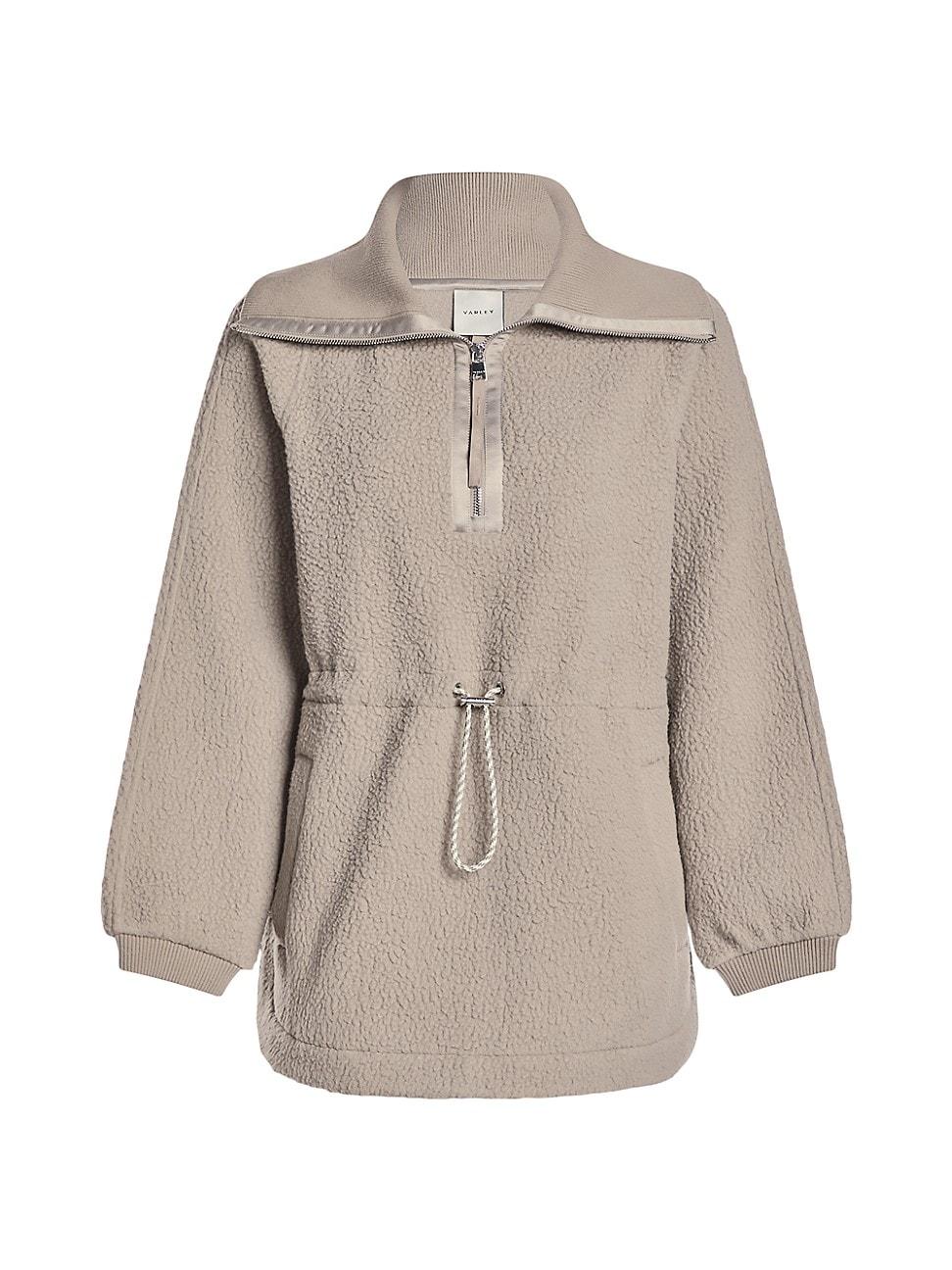 Womens Parnel Fleece Half-Zip Sweater Product Image