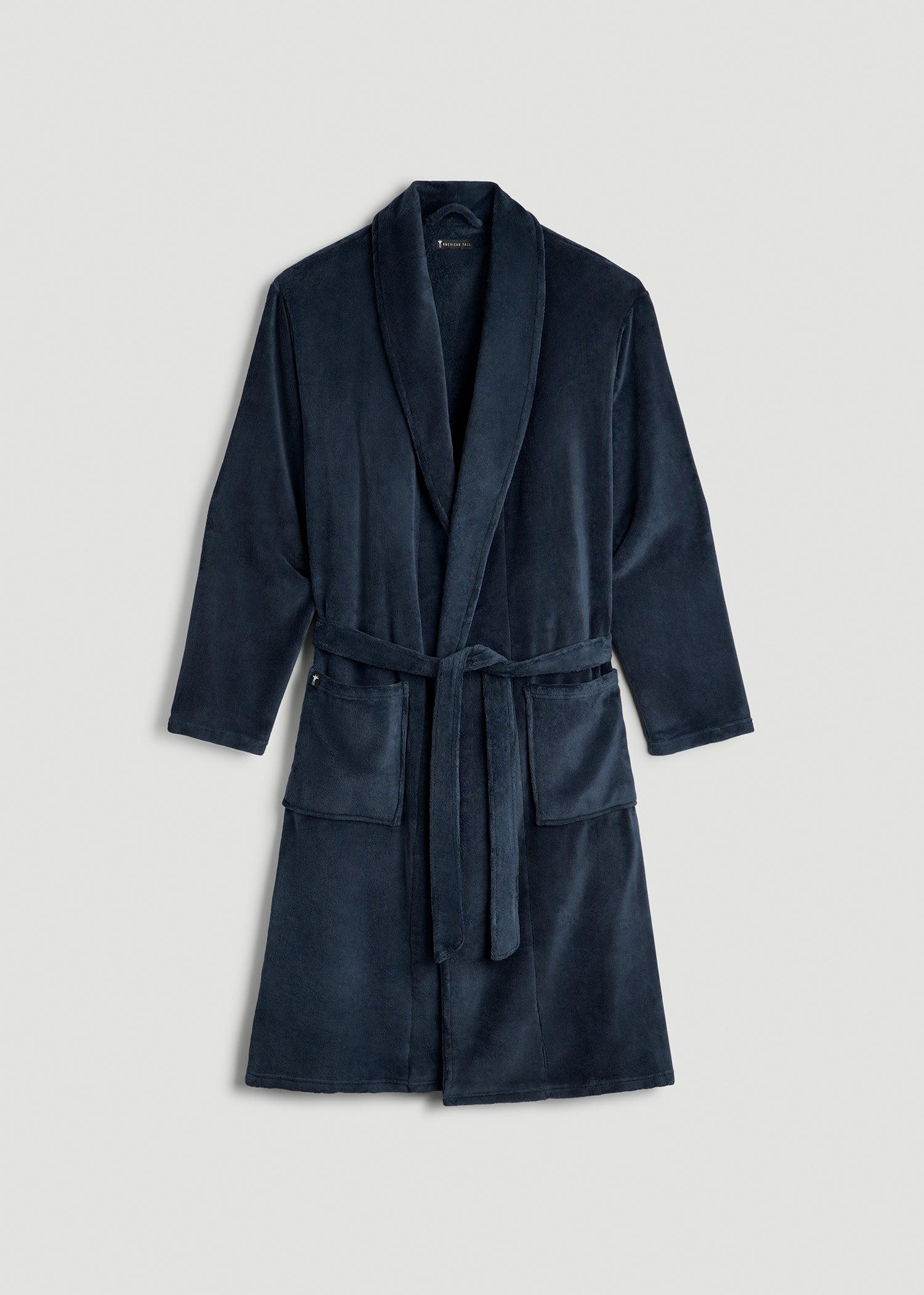 Robe for Tall Men in Navy Male Product Image