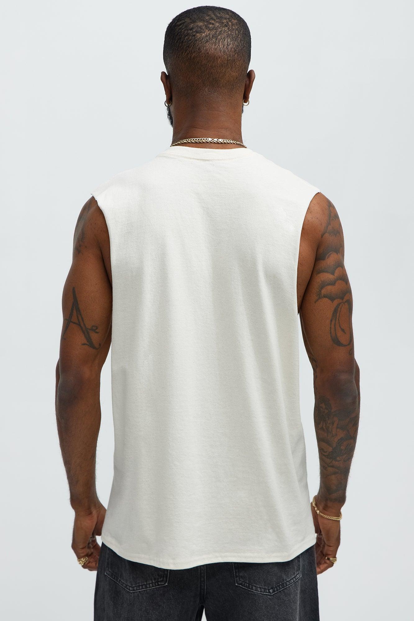 Western Skies Muscle Tee - Natural Male Product Image