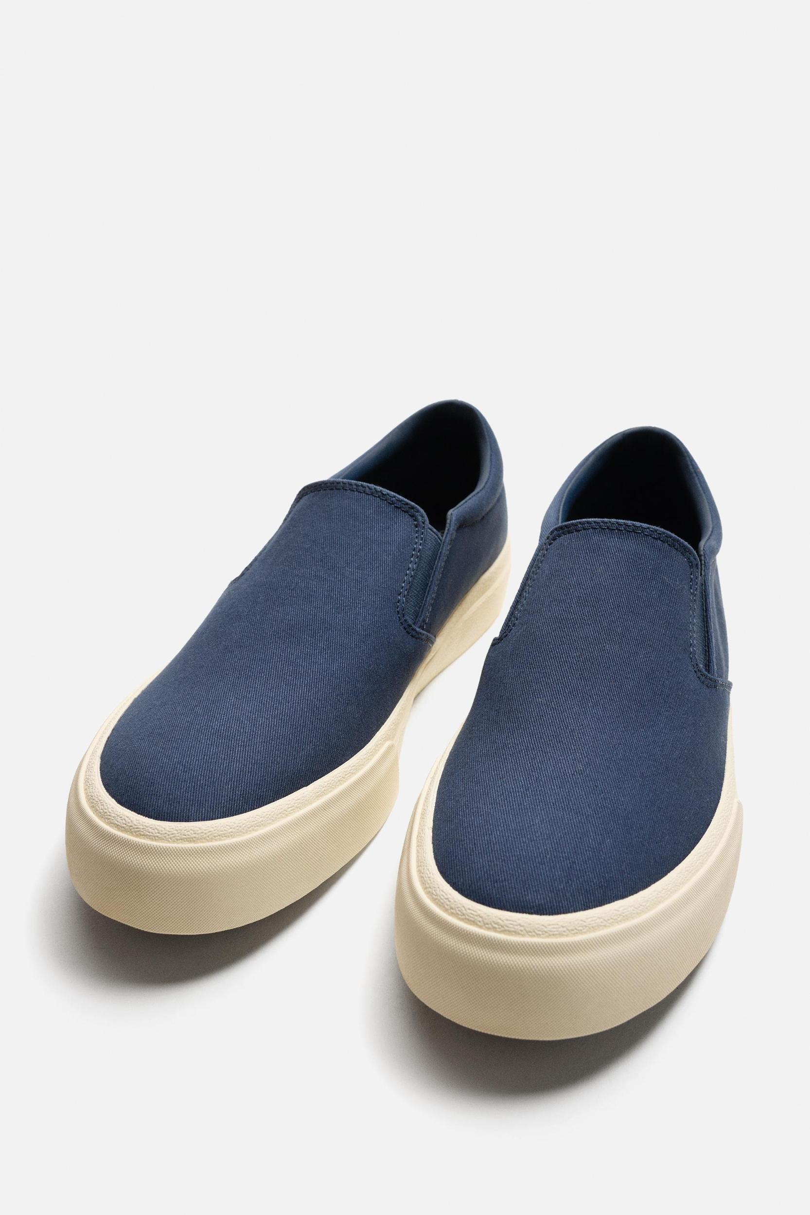 FABRIC LACELESS SNEAKERS Product Image