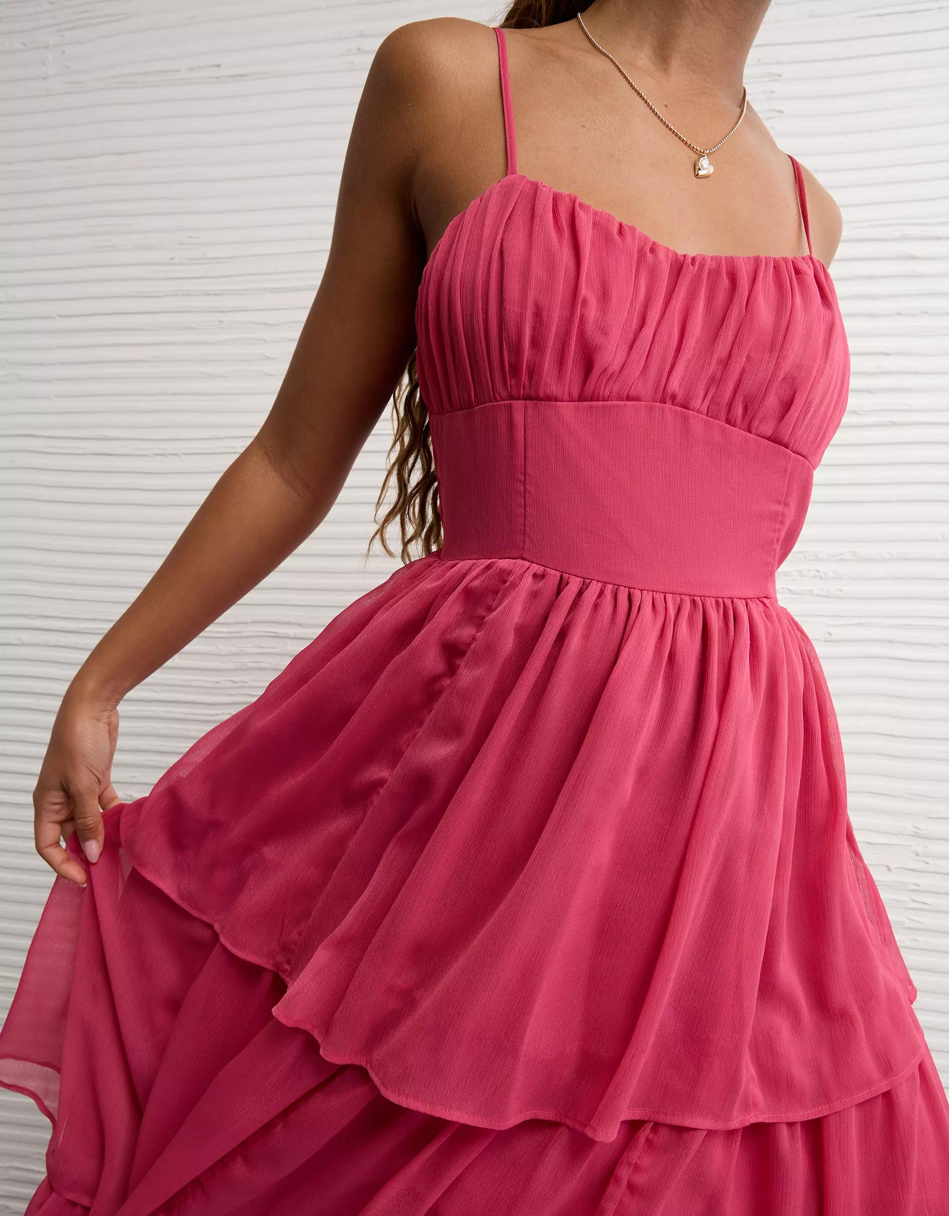 AE Sweetheart Tiered Maxi Dress Women's Product Image