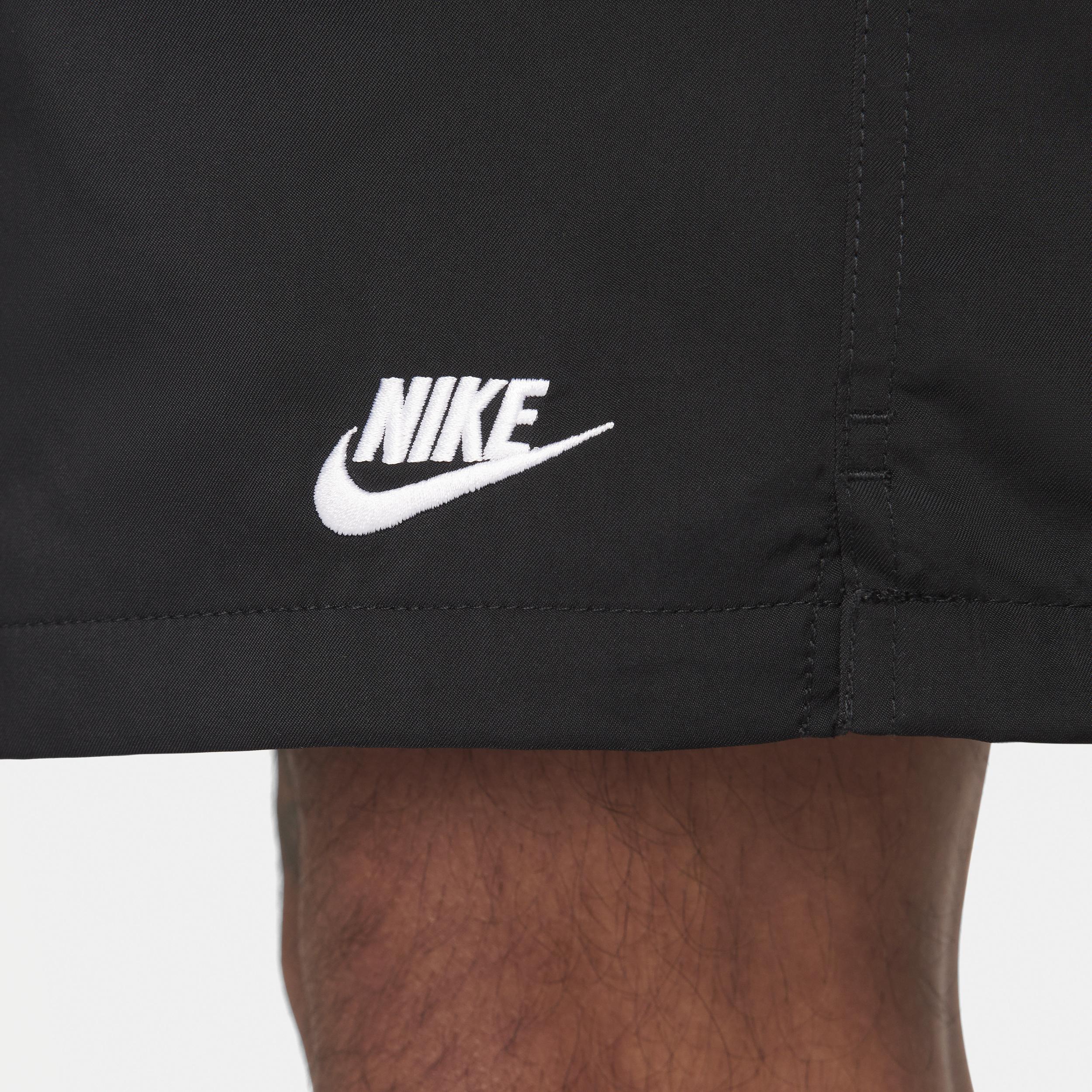 Nike Mens Nike Club Flow Shorts - Mens Black/White Product Image