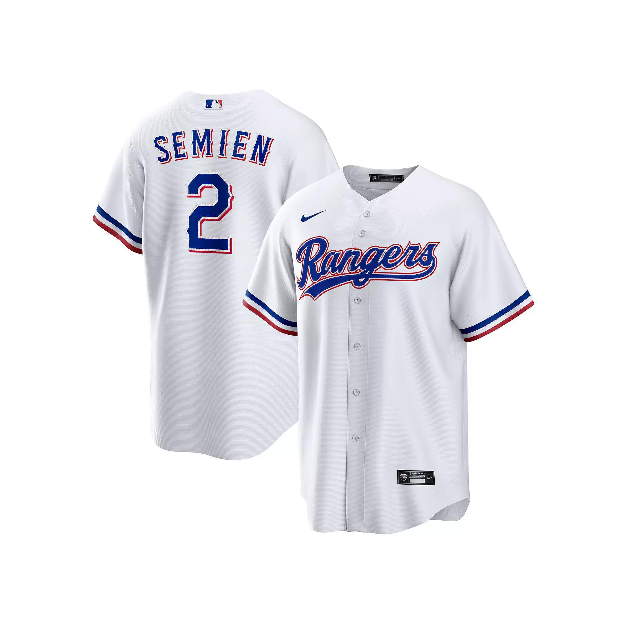 Men's Nike Marcus Semien White Texas Rangers Home Replica Player Jersey,  Product Image