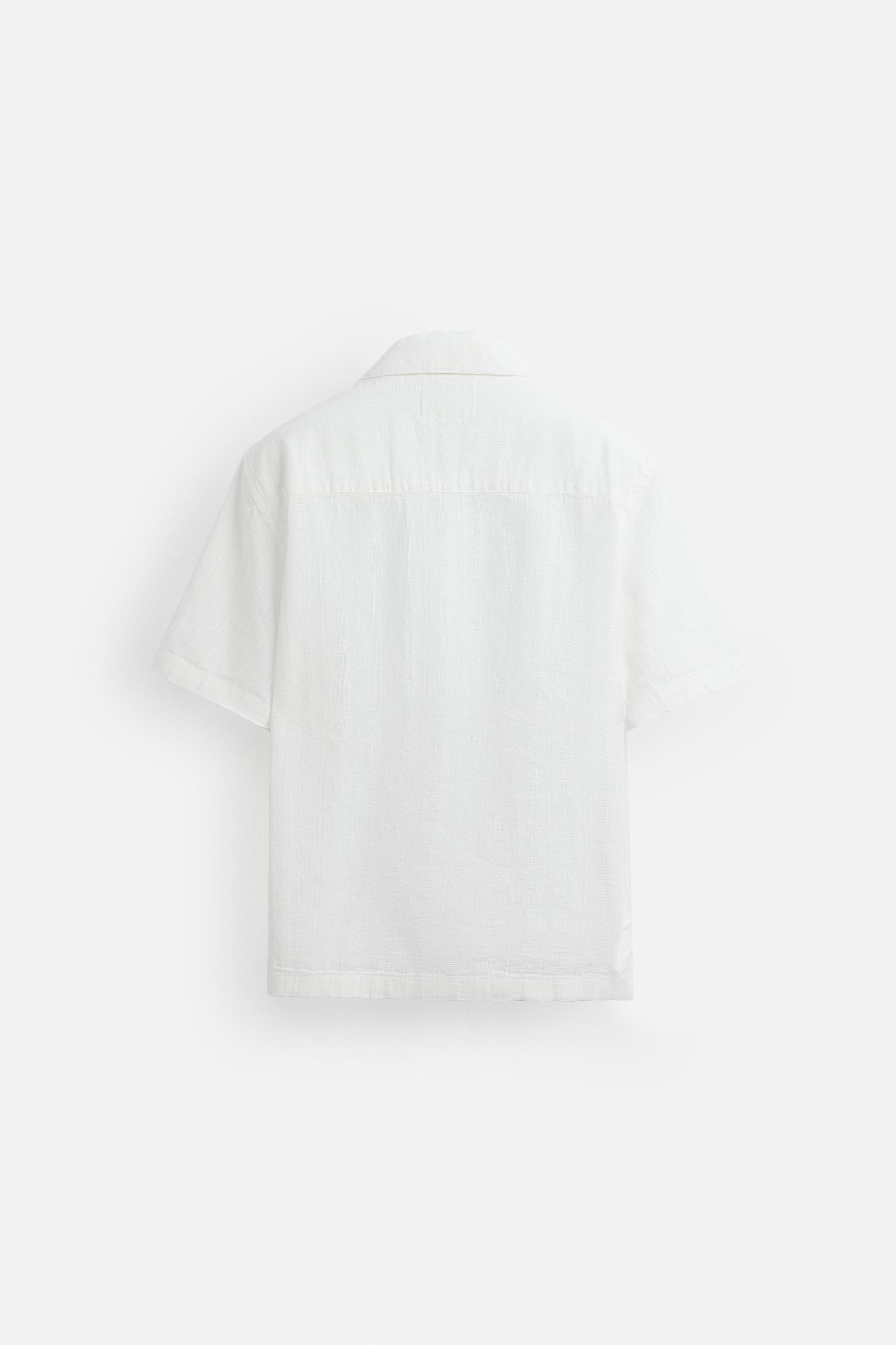 JACQUARD STRIPED SHIRT Product Image