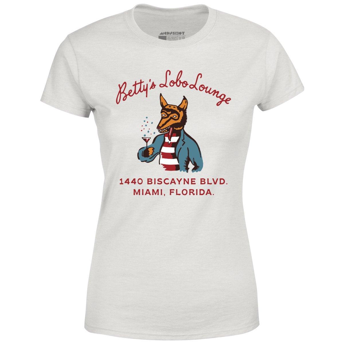 Betty's Lobo Lounge - Miami, FL - Vintage Restaurant - Women's T-Shirt Female Product Image