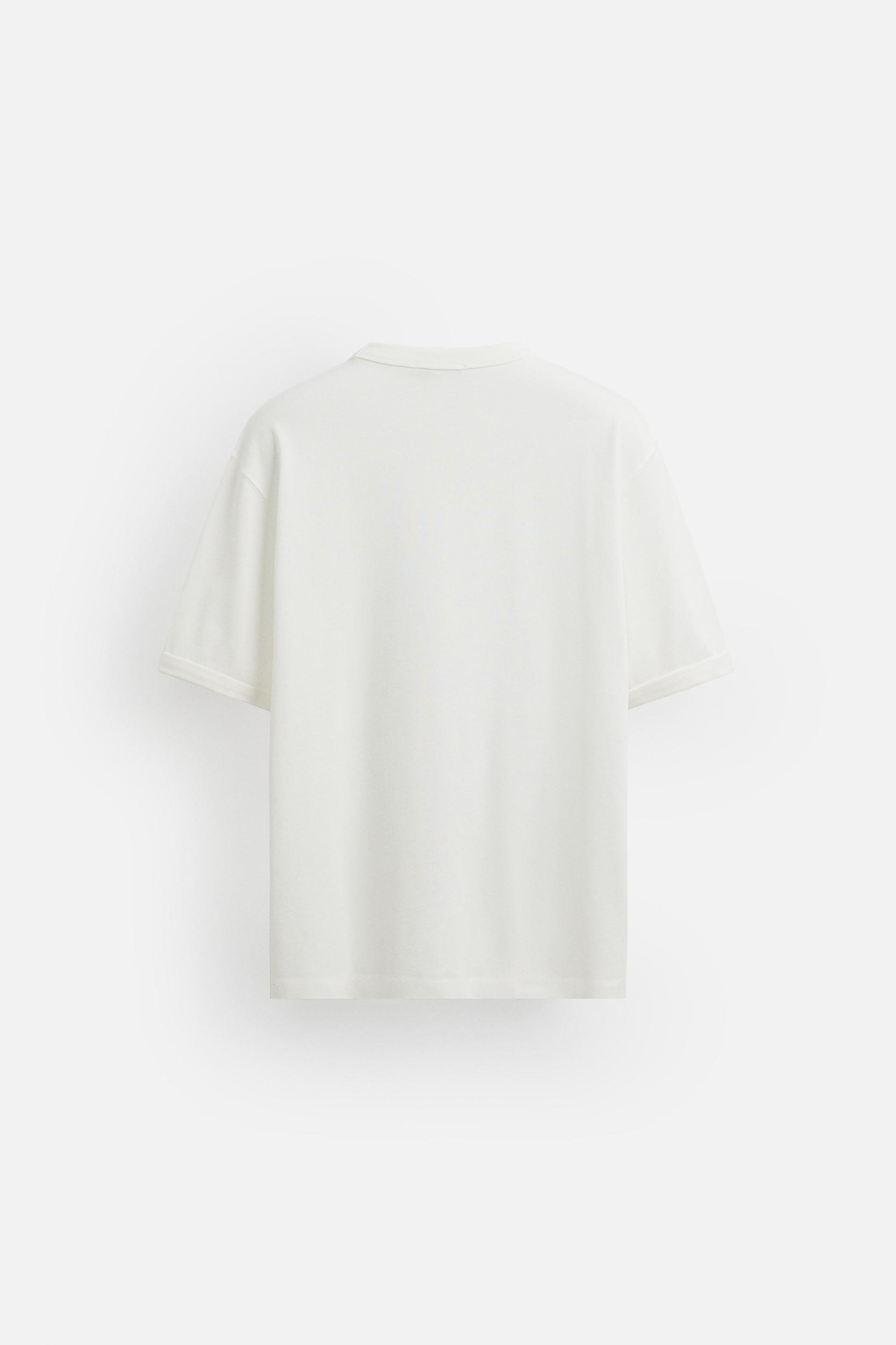 RIBBED TEXT T-SHIRT Product Image