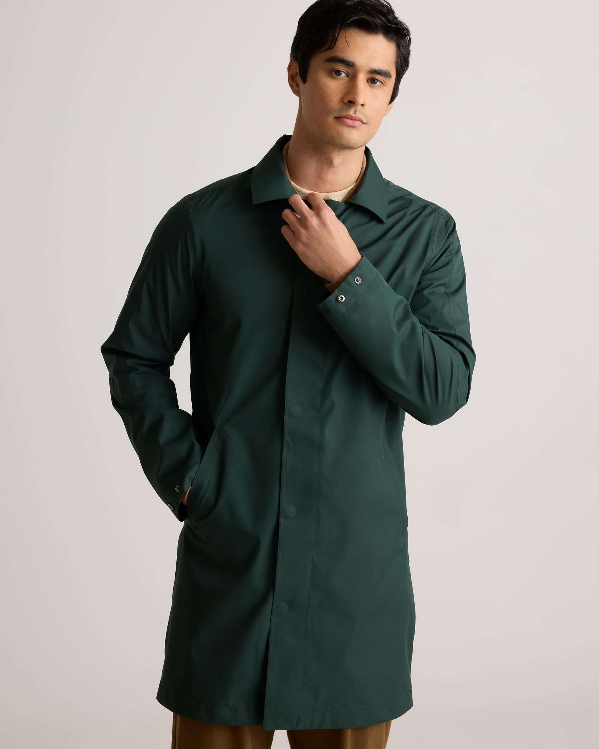 Quince | Men's Weatherproof Long Rain Jacket Polyester/Recycled Polyester Blend Product Image