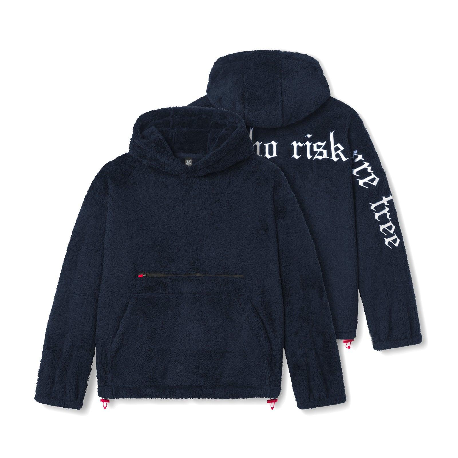 0553. Sherpa Recovery Hoodie - Black/White Product Image