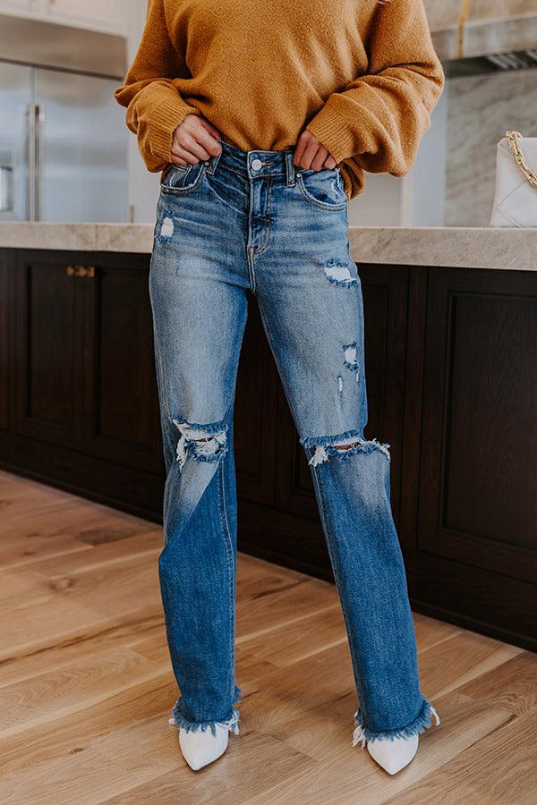 Risen The Juliet High Waist Straight Leg Jean Product Image