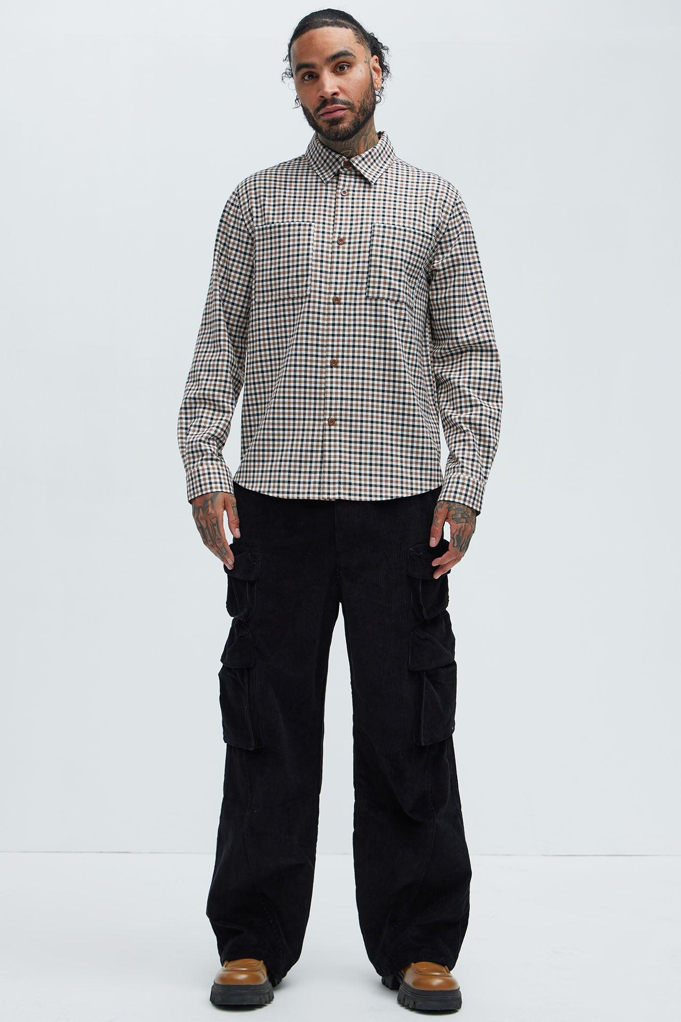George Gingham Plaid Shirt - Multi Color Male Product Image