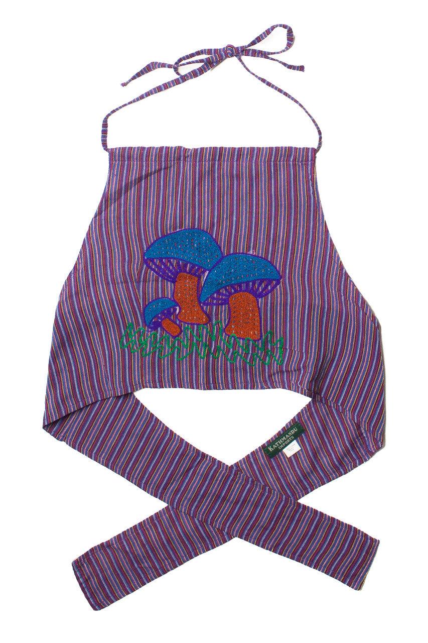 Woven Mushroom Halter Top Product Image