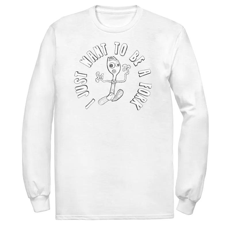 Mens Disney/Pixar Toy Story I Want To Be A Fork Tee Product Image