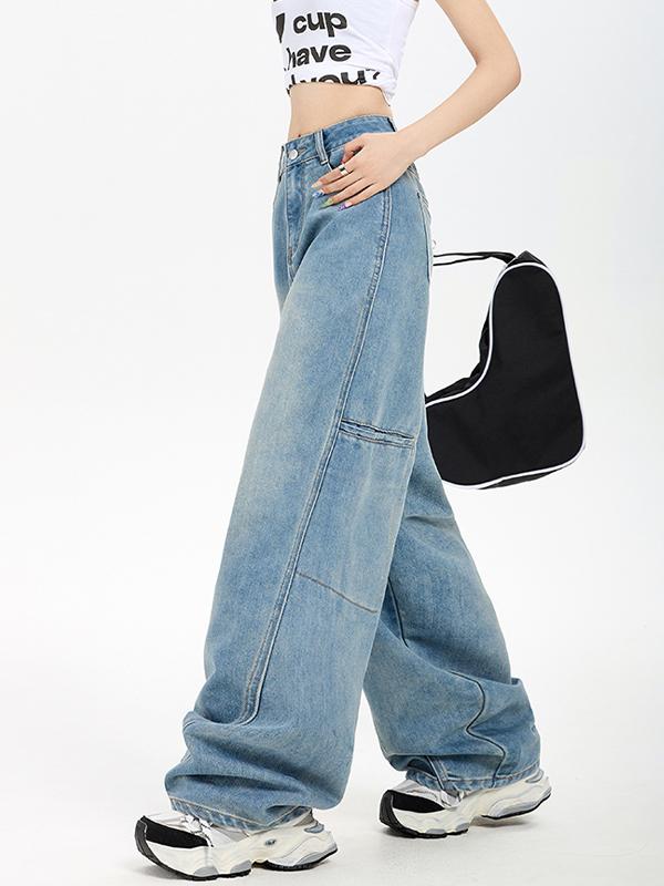 Loose Silhouette Boyfriend Jeans Product Image