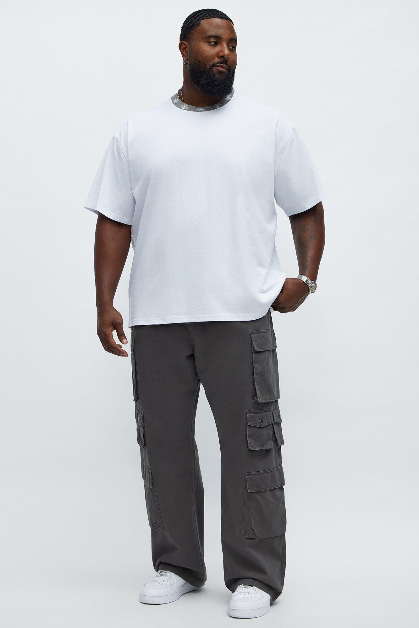 Straight Void Runner Cargo Pants - Charcoal Male Product Image