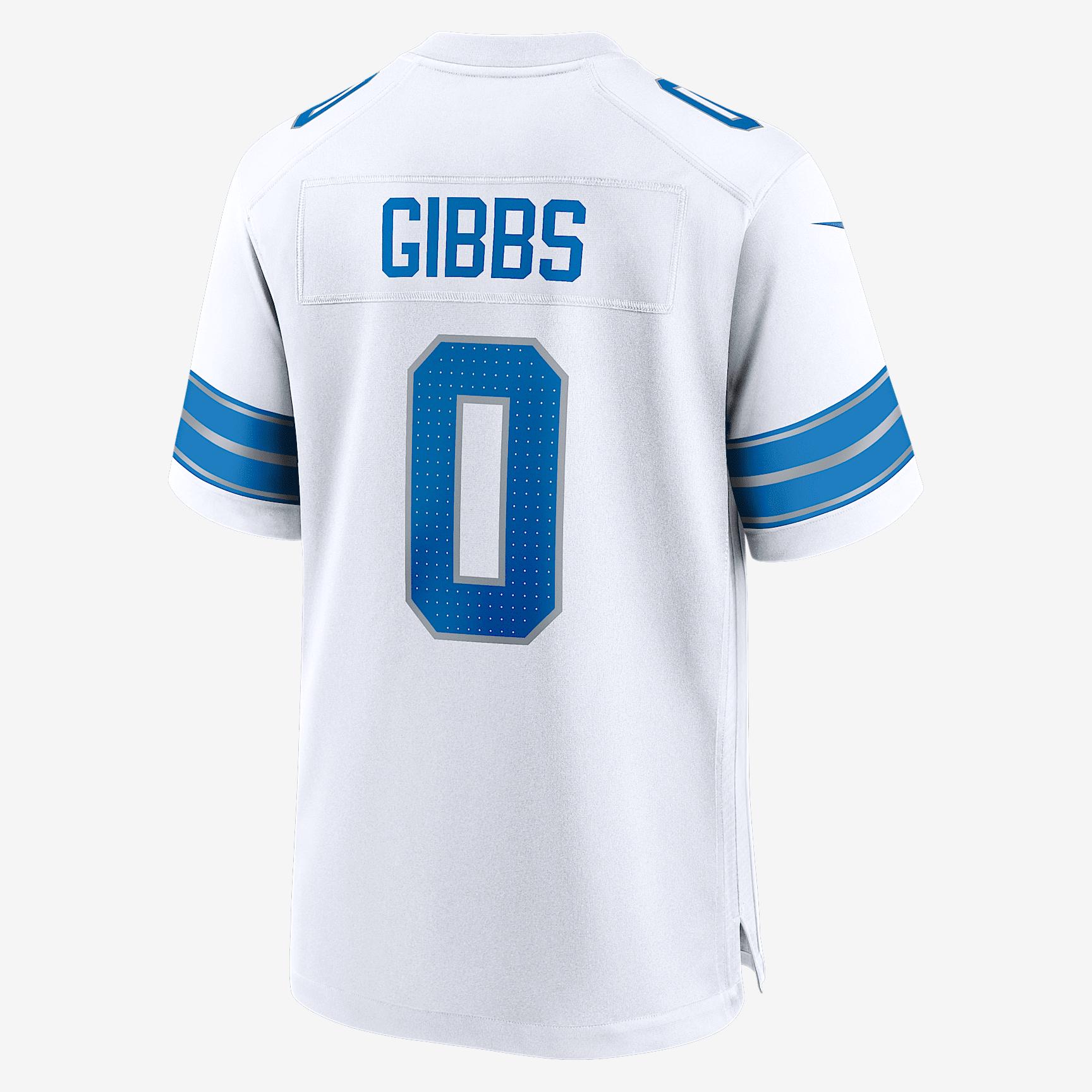 Jahmyr Gibbs Detroit Lions Nike Mens NFL Game Jersey | 67NM0B9K9JF-DEC Product Image
