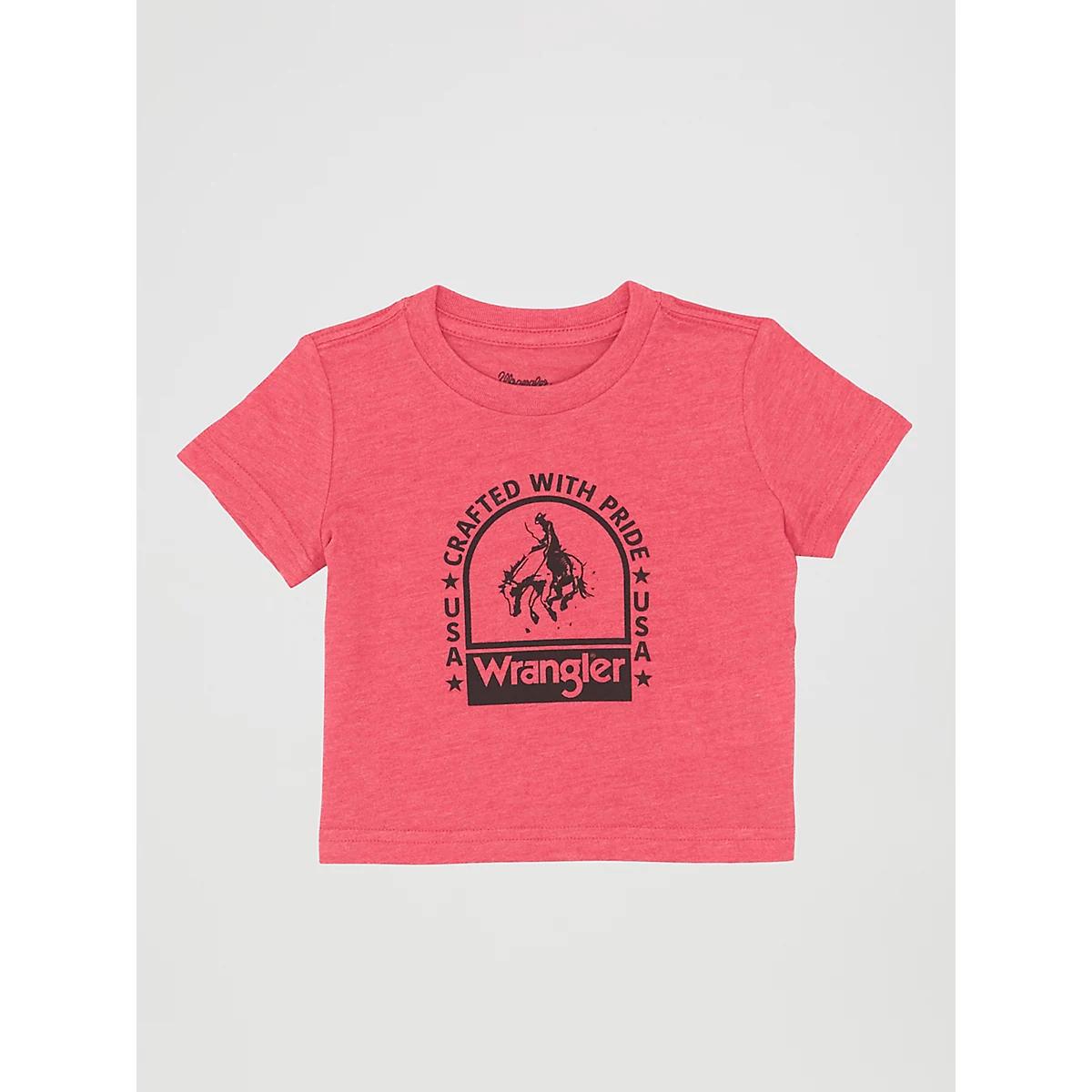 Baby Boy Long Sleeve Classic Denim Jacket in Dark Blue Product Image