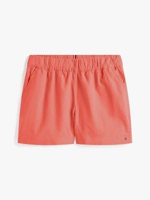 Cotton-Linen Blend Pull-On Short Product Image