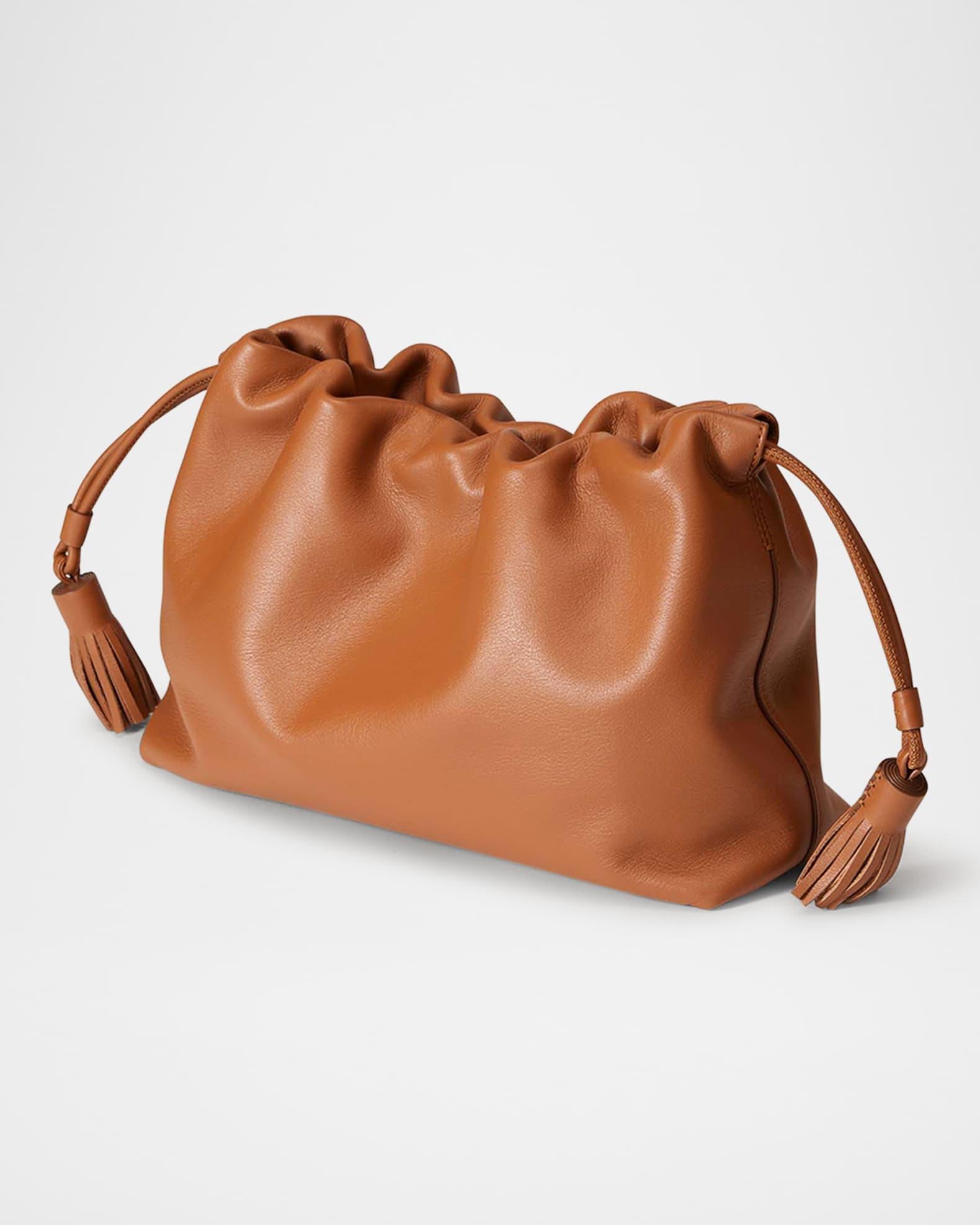 Stash Ruched Leather Shoulder Bag Product Image