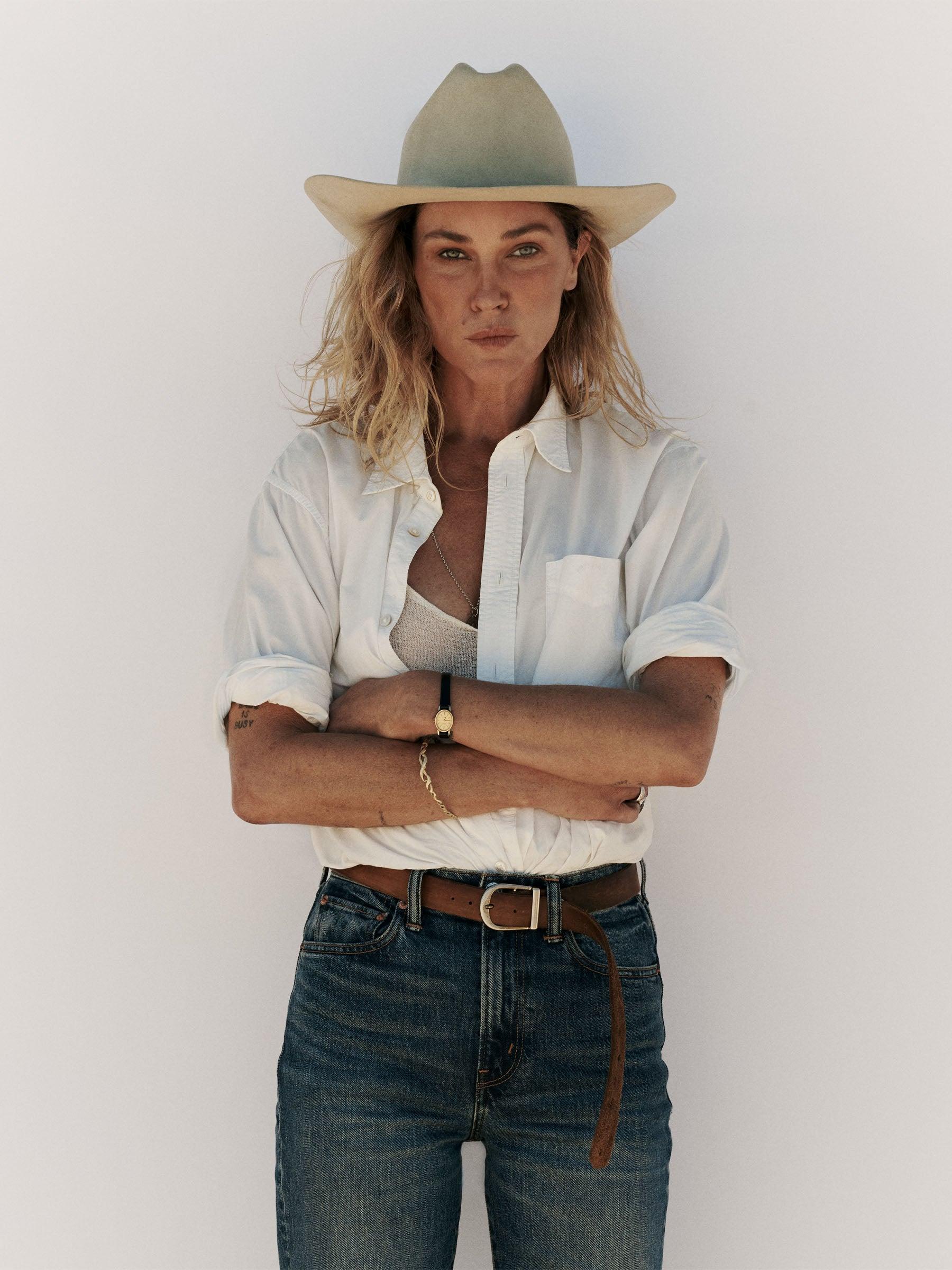 White Mainstay Cotton Shirt Product Image