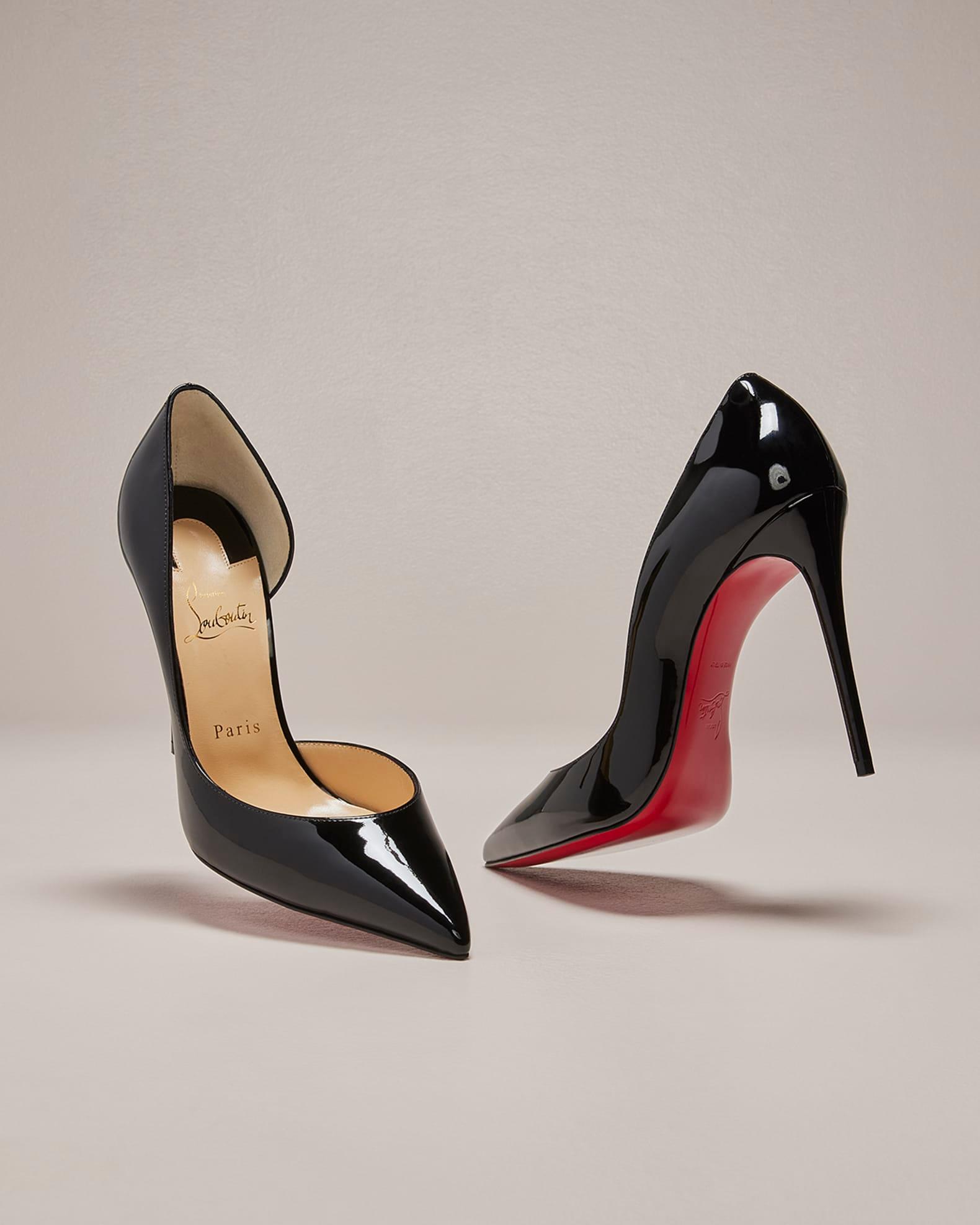Iriza Patent Open-Side Red Sole Pump Product Image