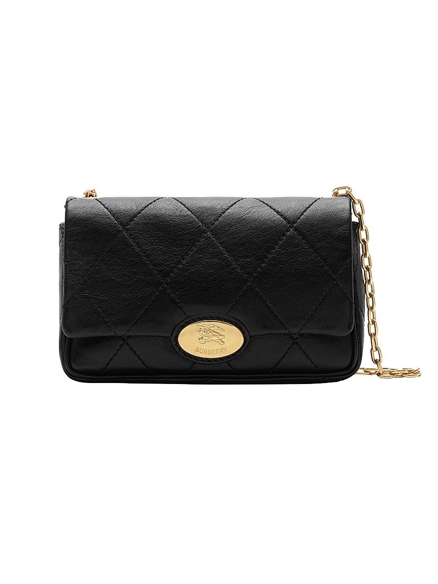 Womens Strand Quilted Leather Crossbody Bag Product Image