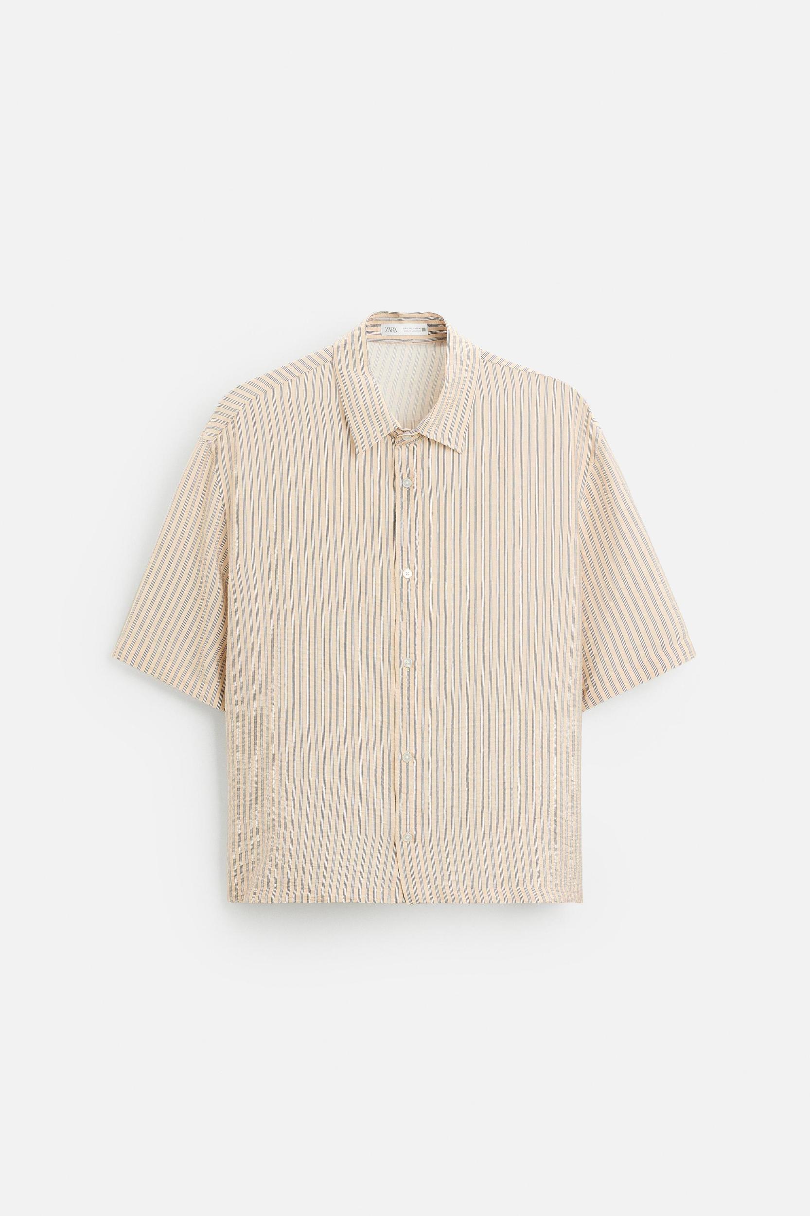 PRINTED TEXTURED SHIRT Product Image