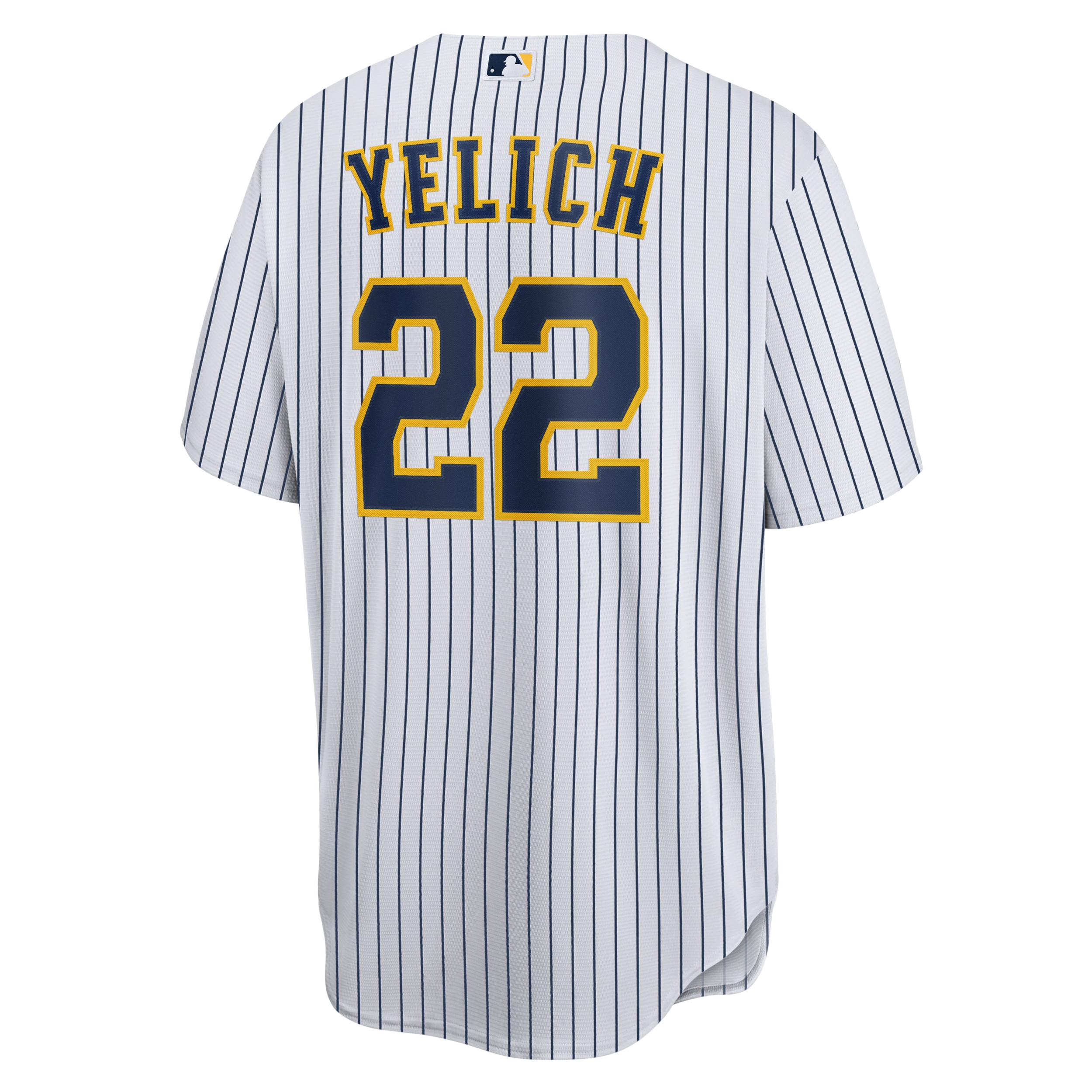 Nike Men's MLB Milwaukee Brewers (Christian Yelich) Replica Baseball Jersey Product Image
