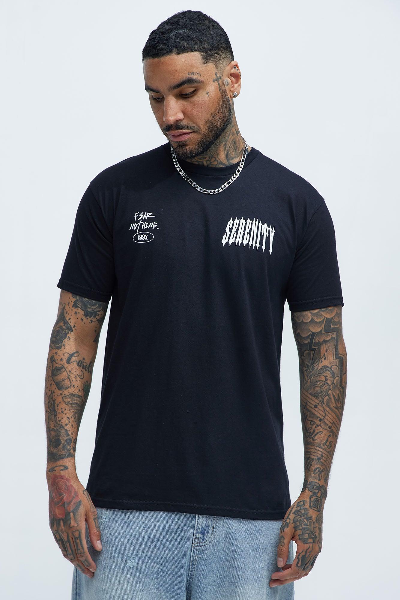 Serenity Fear Nothing Short Sleeve Tee - Black Product Image