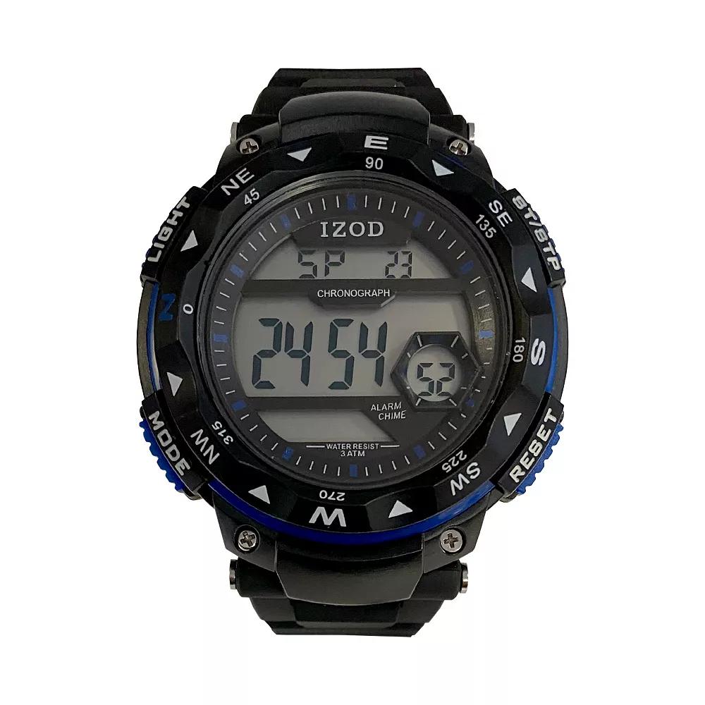 IZOD Men's Black Digital Watch - IZO7012KL Product Image