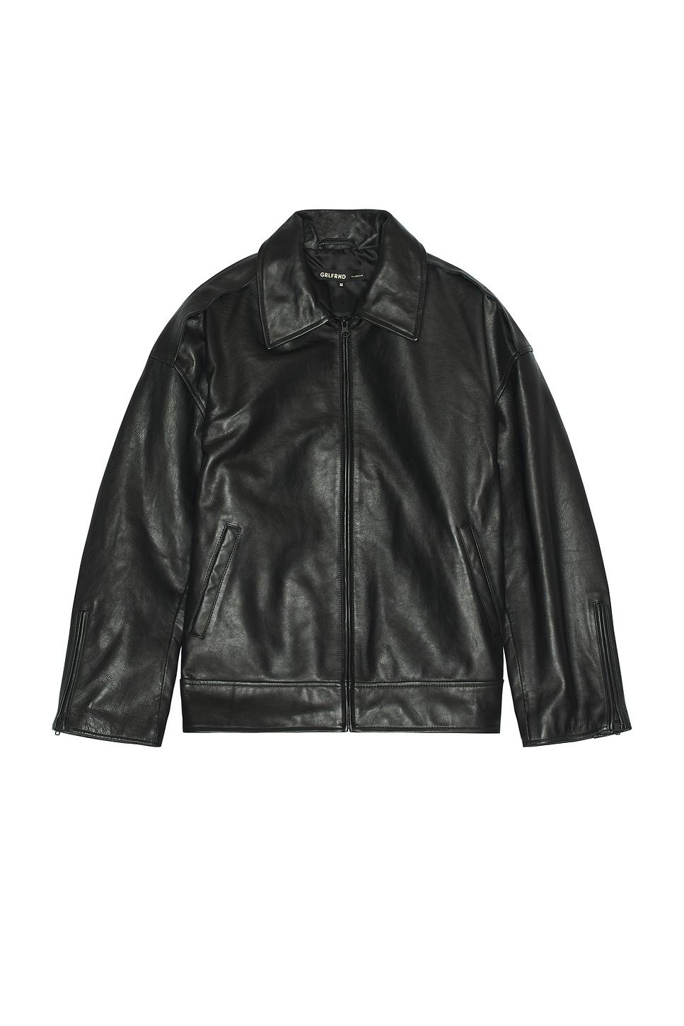 Alek Leather Jacket GRLFRND Product Image