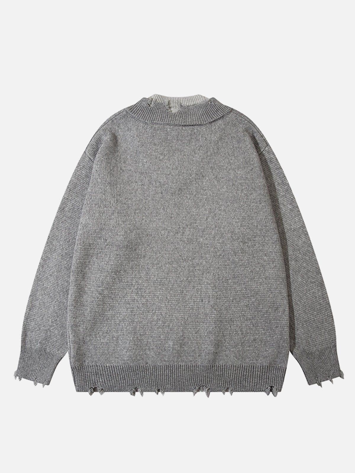 Aelfric Eden Raw-Edge Layered Sweater Product Image